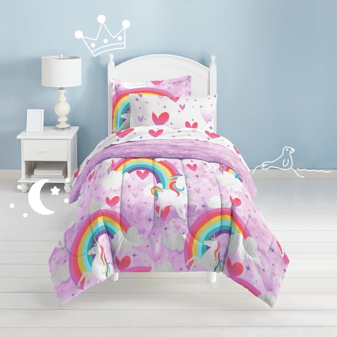 Comforter Set In The Bedding Sets, Pink Purple Twin Bedding