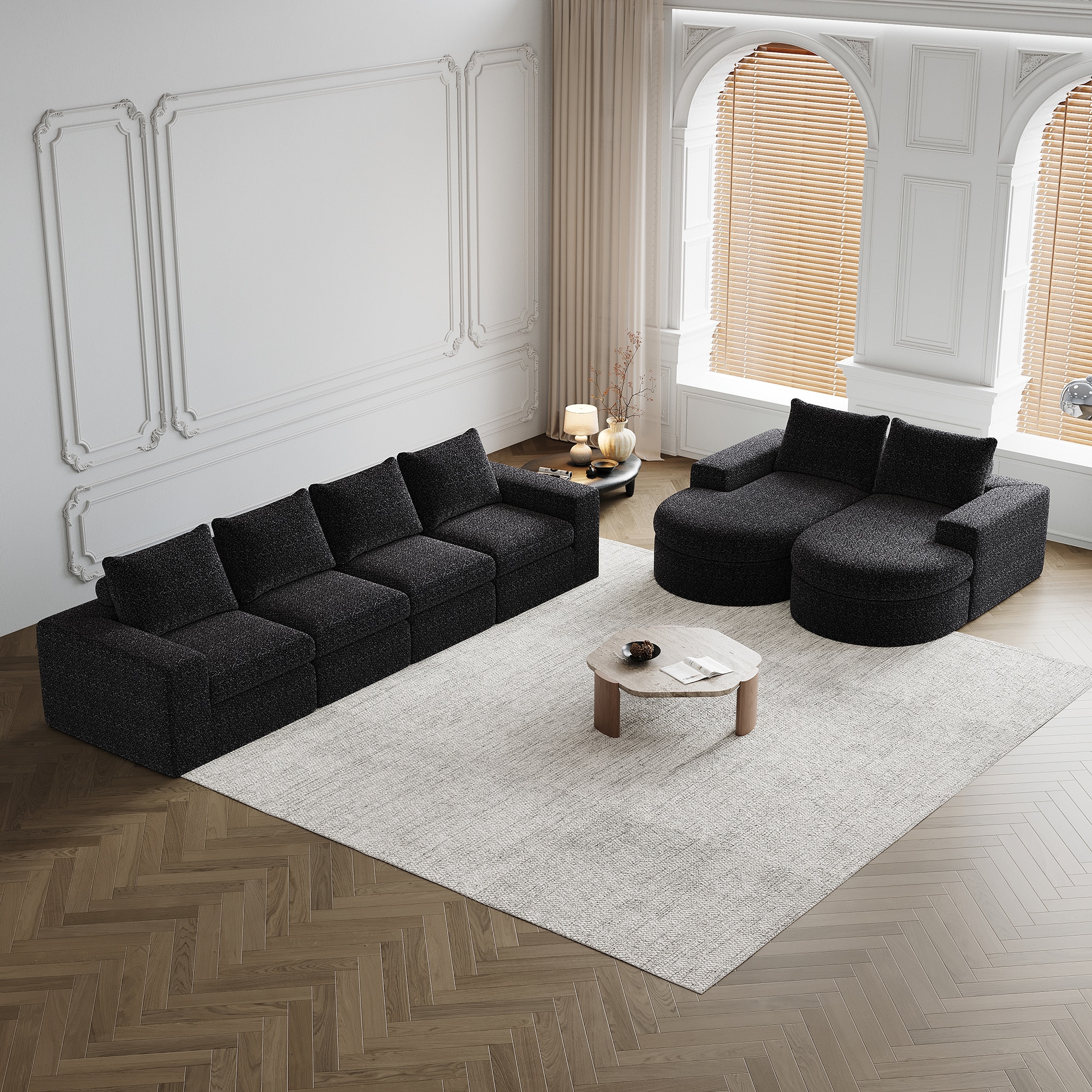 SINOFURN SYA020372BG Sofas-Loveseats - View #6