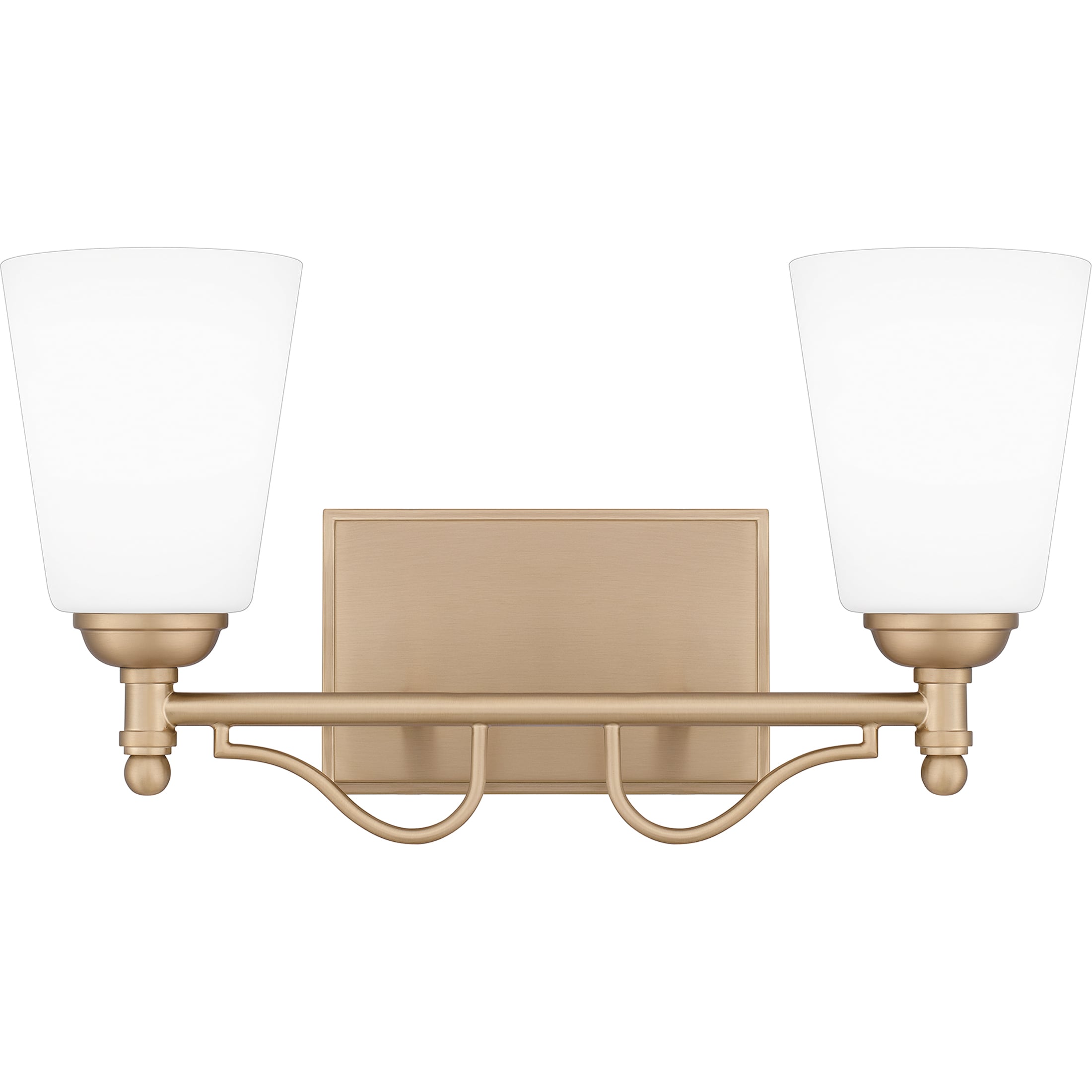 Quoizel ESR8616BGD Esther 16-in 2 -Light Gold Traditional Vanity light