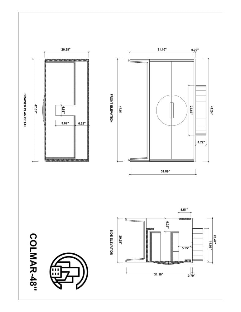 CARTISAN DESIGN VACOLWO48FD Bath-Vanity-Combo - View #16