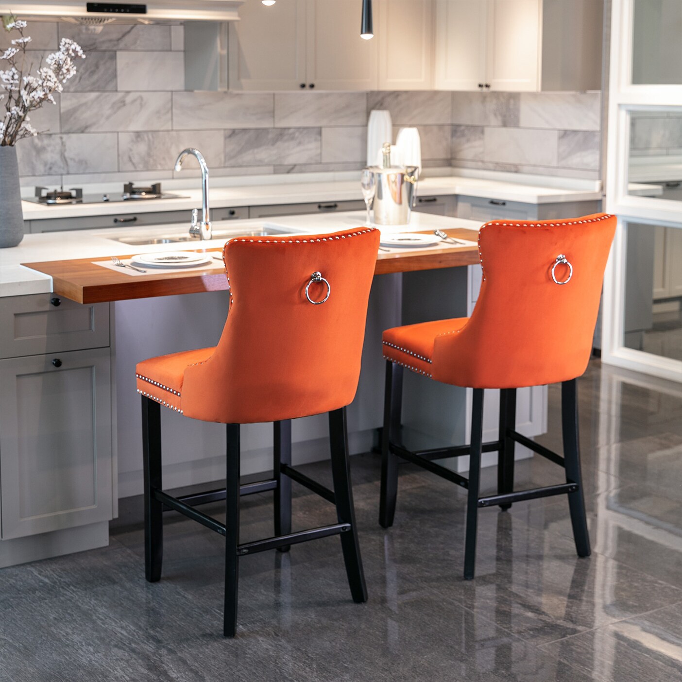 Hrinhom HC-W8001-ORANGE stools - View #2