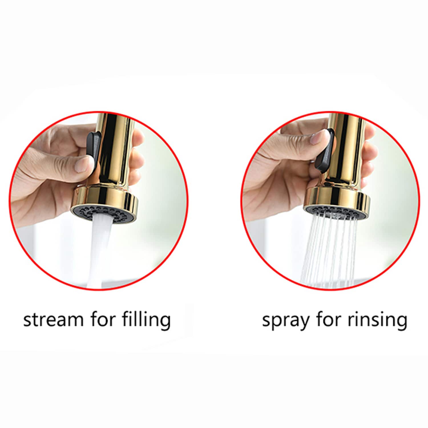 Flynama XY-Q-2135BG-1P Kitchen-Faucets - View #4