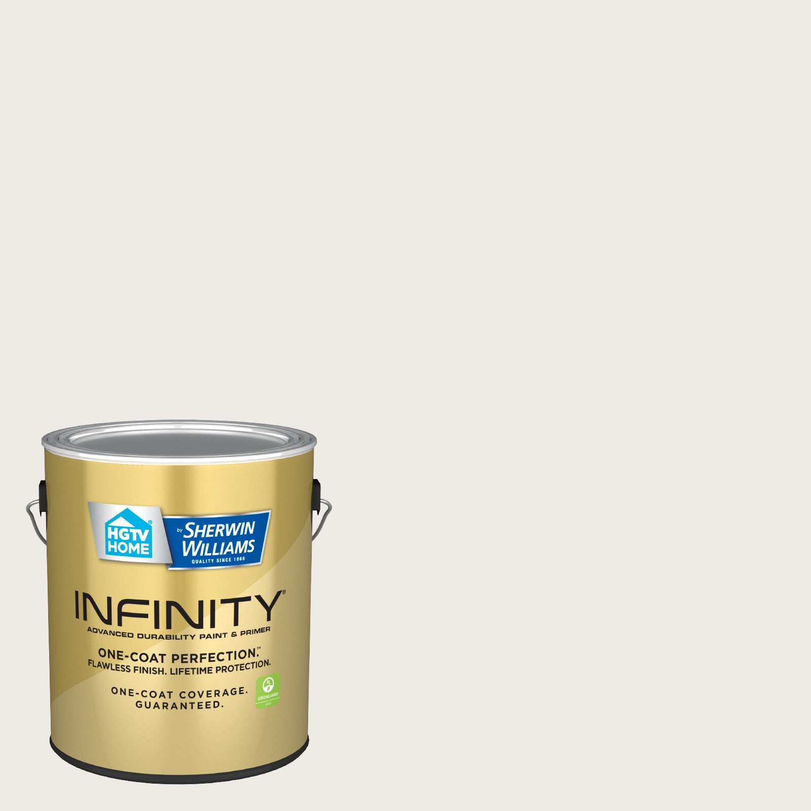 HGTV HOME by Sherwin-Williams HGSW4062-535123 Infinity Semi-gloss Snowbound Hgsw4062 Latex Interior Paint + Primer (1-Gallon)