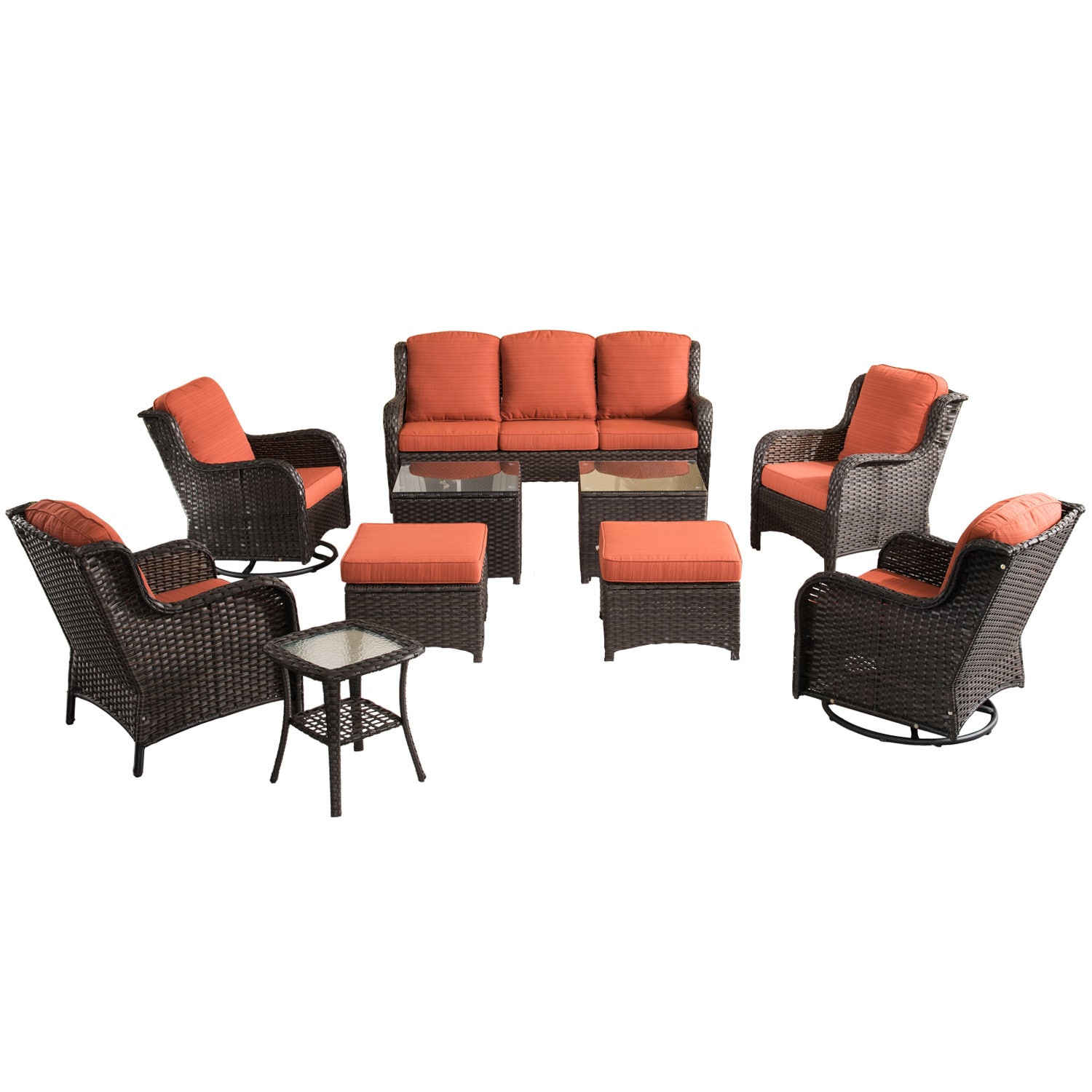 Ovios NTC008Y Patio-Conversation-Sets - View #8