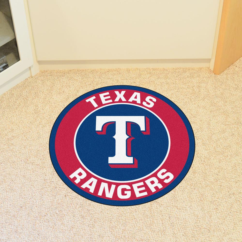 FANMATS MLB - Texas Rangers Red 2ft. x 3ft. Starter Mat Accent Rug