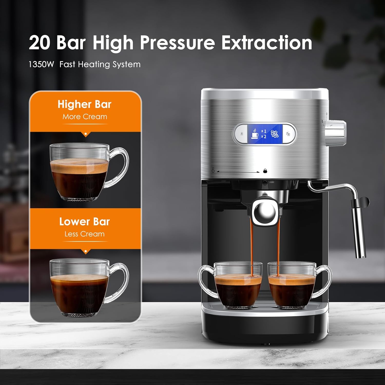 COWSAR LSCM8054H-BLACK Coffee-Makers - View #6