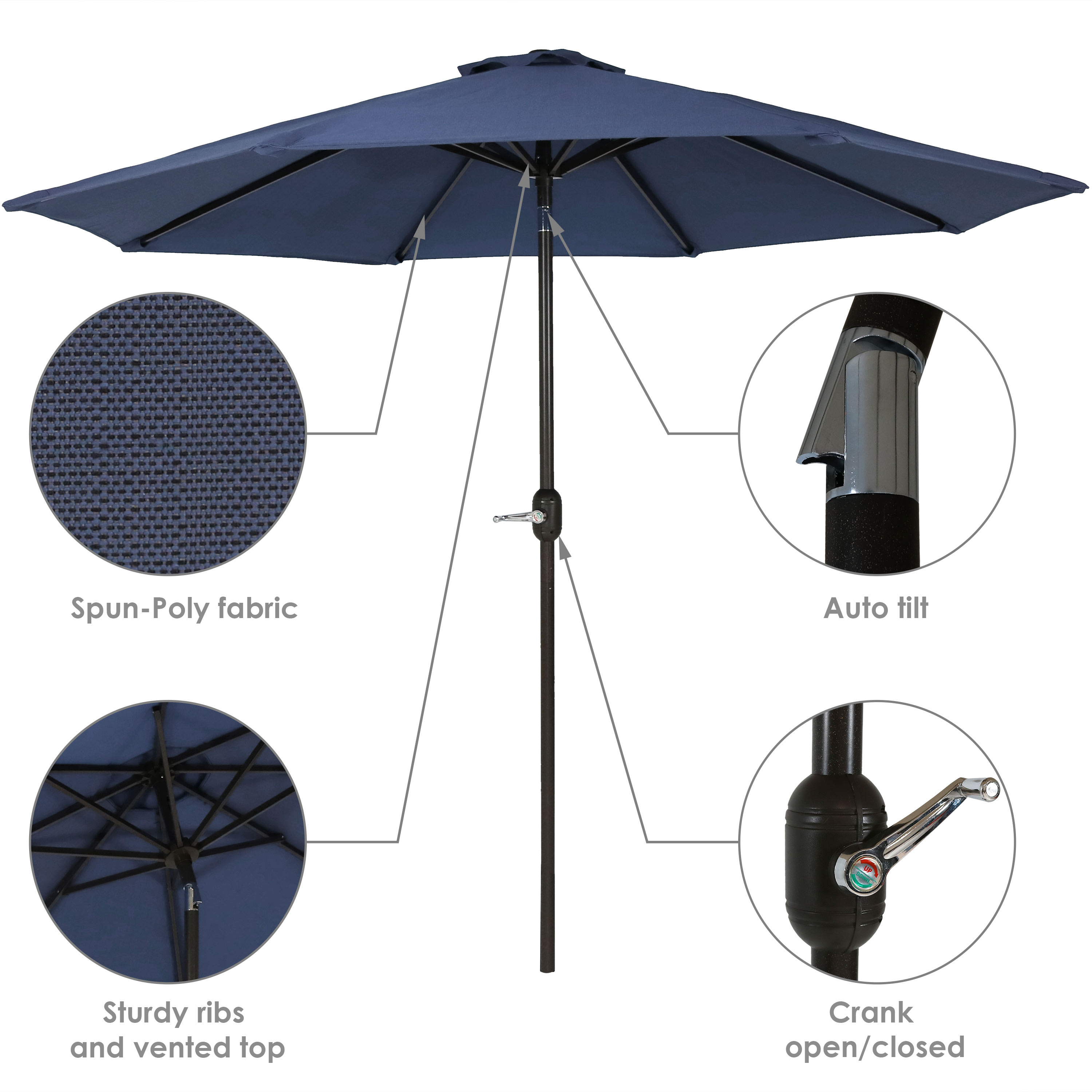 Sunnydaze Decor JLP-693 Umbrellas-2 - View #3