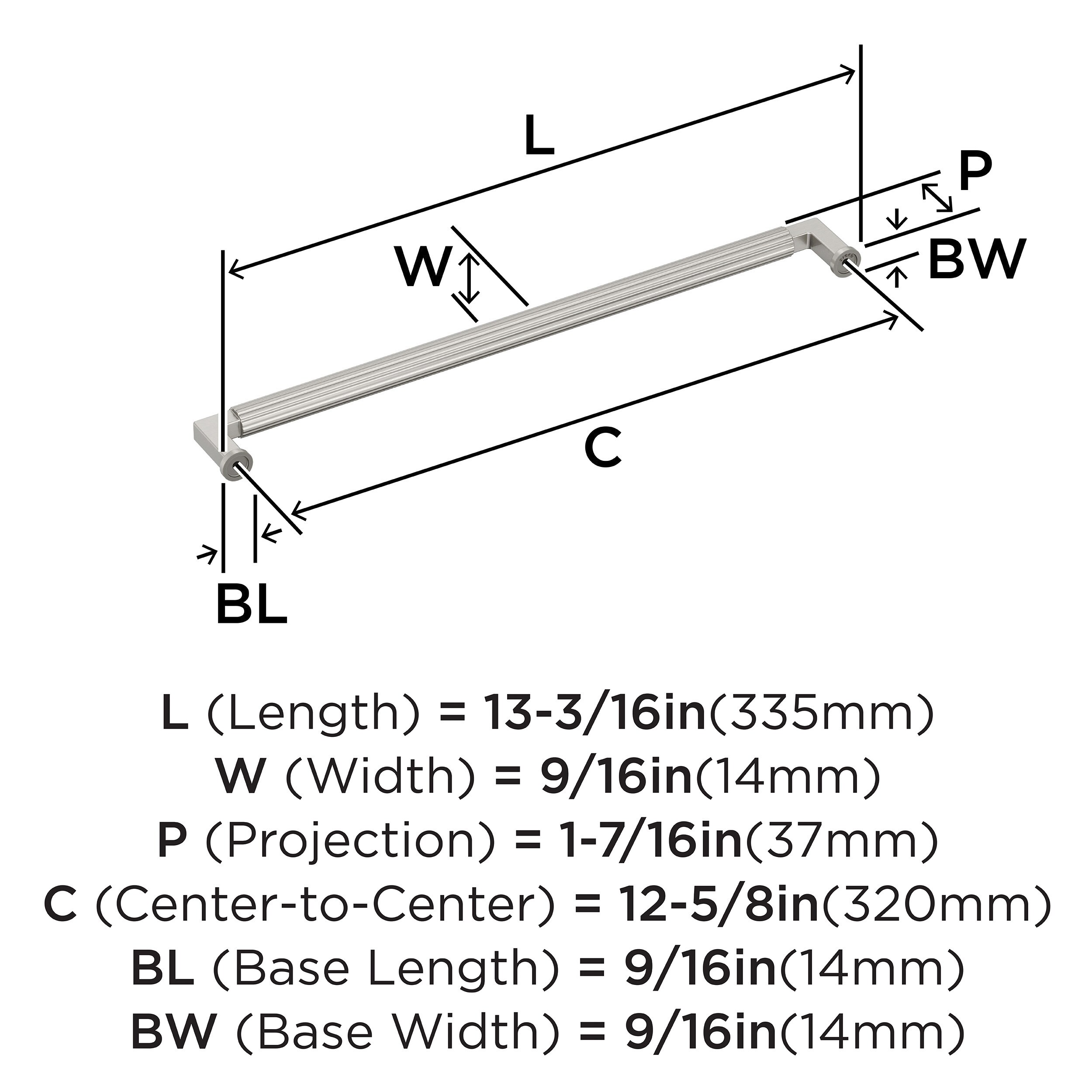 Amerock BP37649G10 Cabinet-Pulls - View #4