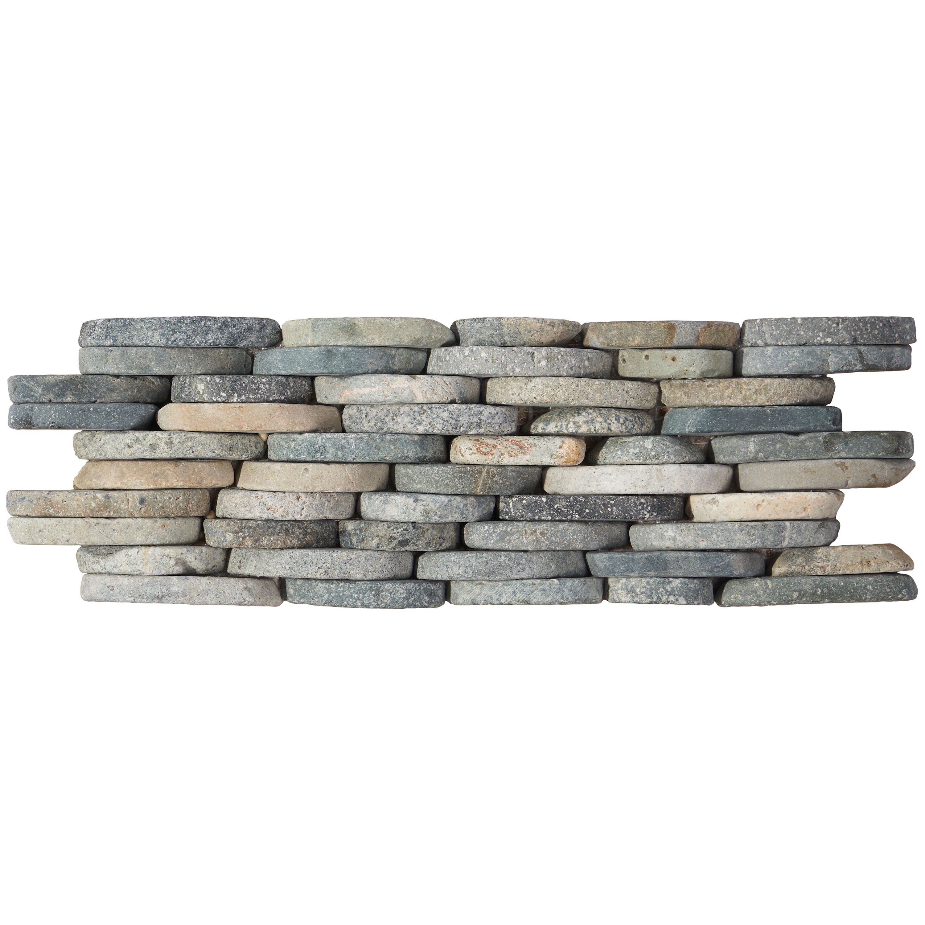 Artmore Tile EXT3RD105002 Sample - Landscape Dark Blend 3-in x 6-in Natural Wall Tile
