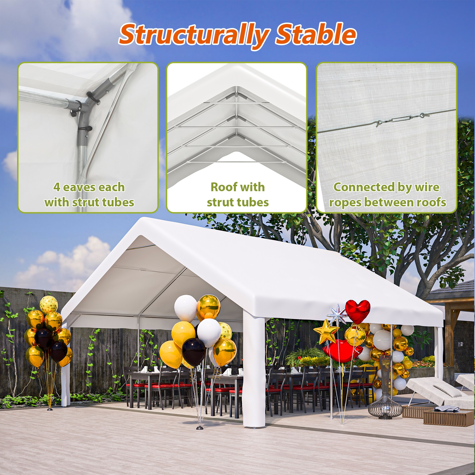 SINOFURN SYA330130GY Canopies-Sl - View #11