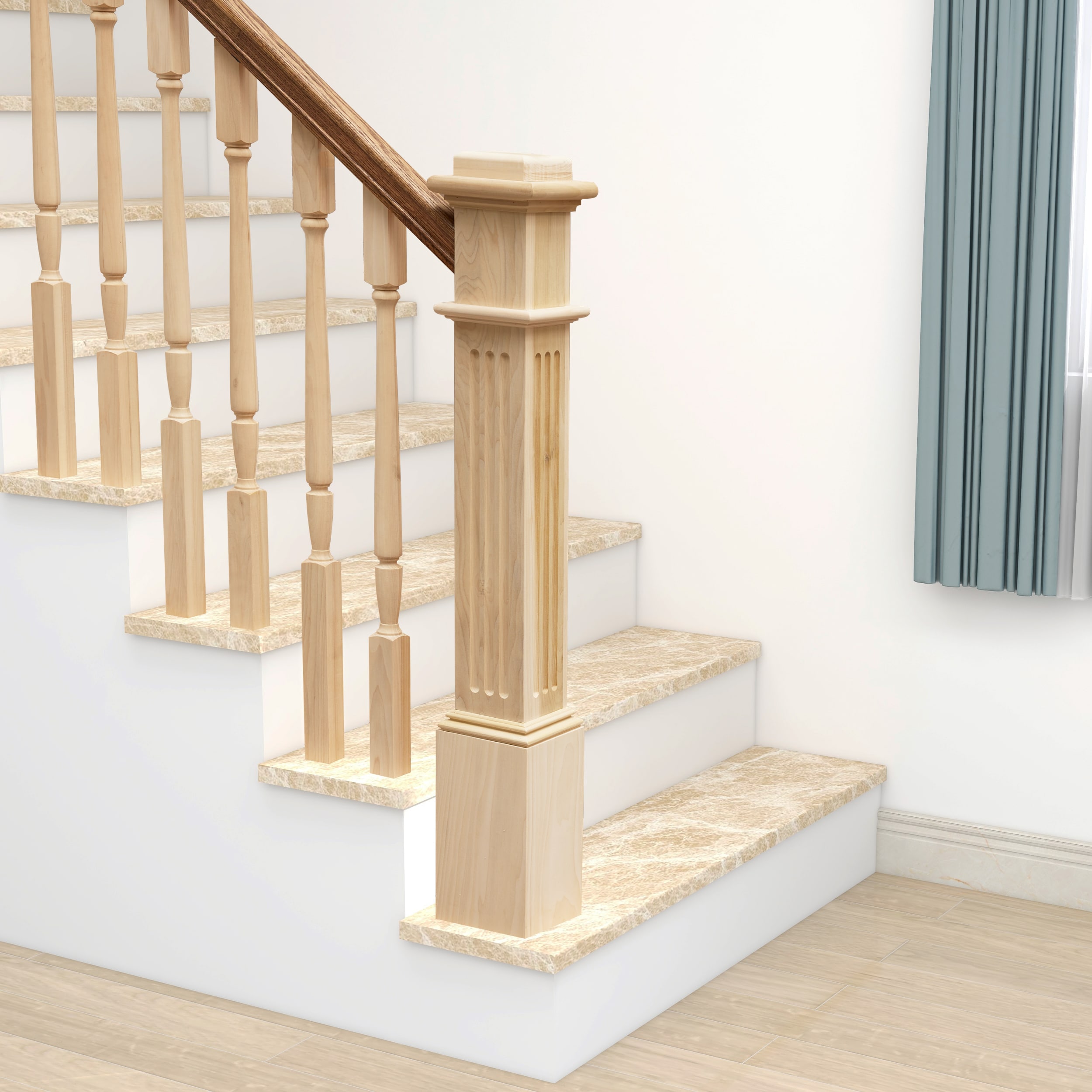RELIABILT WG991FPOP Interior-Stairpart-Newel-Posts - View #4