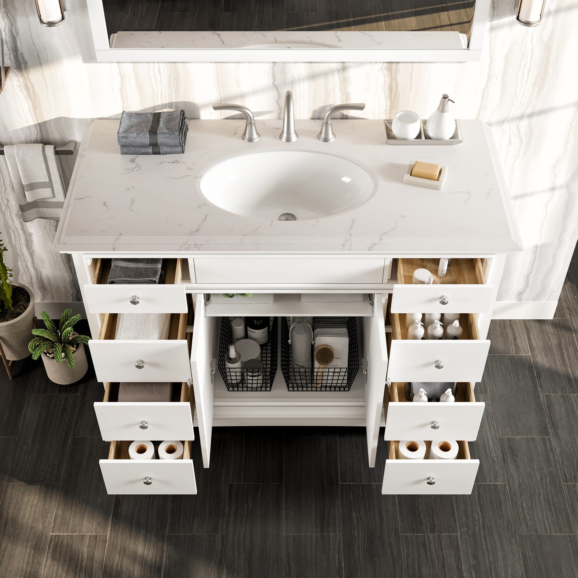 Eviva EVVN709-42WH Bath-Vanity-Combo - View #5