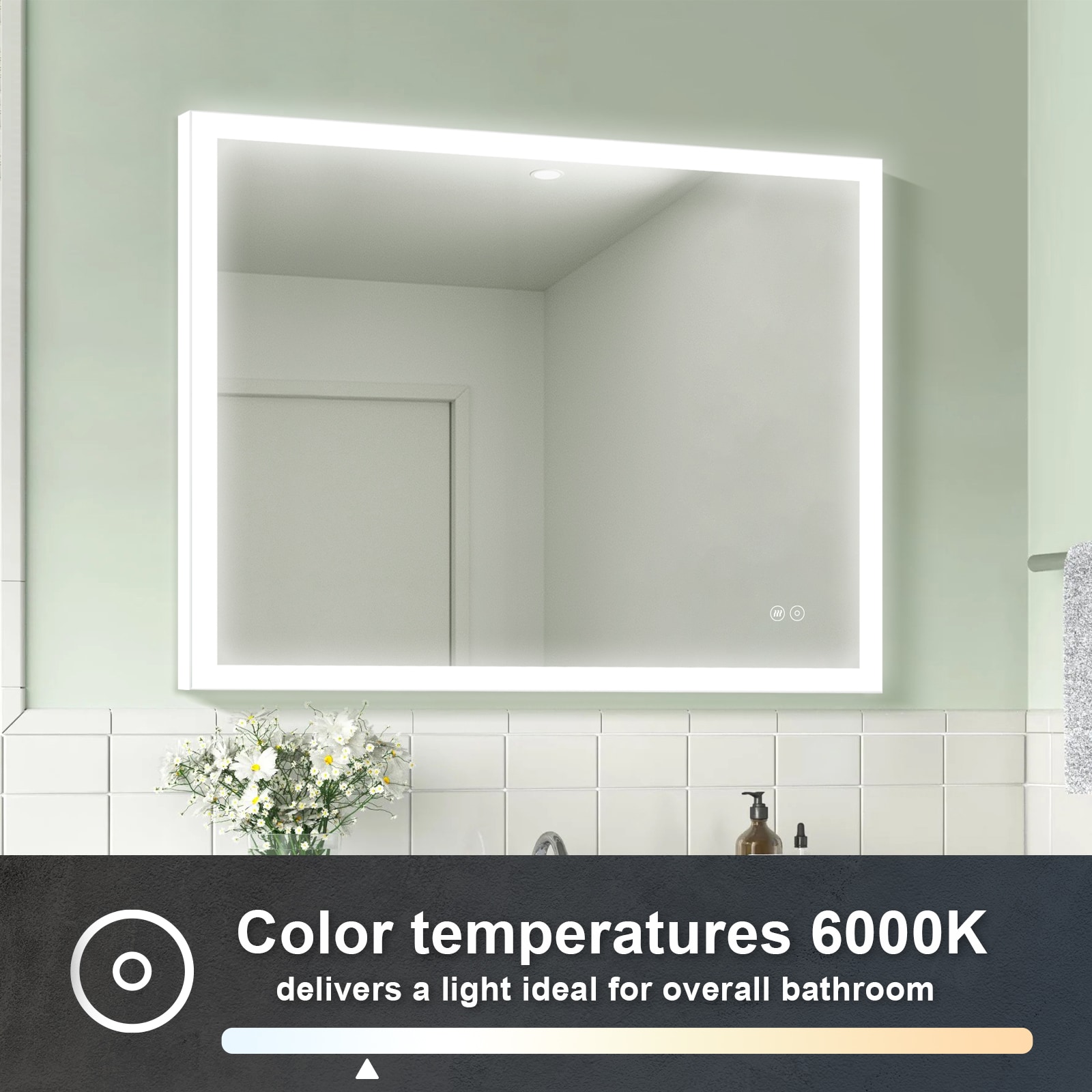 Forclover MRE-W7GR4032 Framed-Bath-Mirrors - View #5