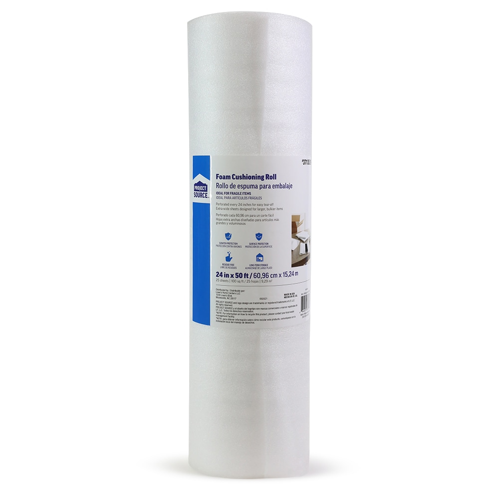 Project Source 24-in x 50-ft Packing Foam in the Packing Supplies  department at