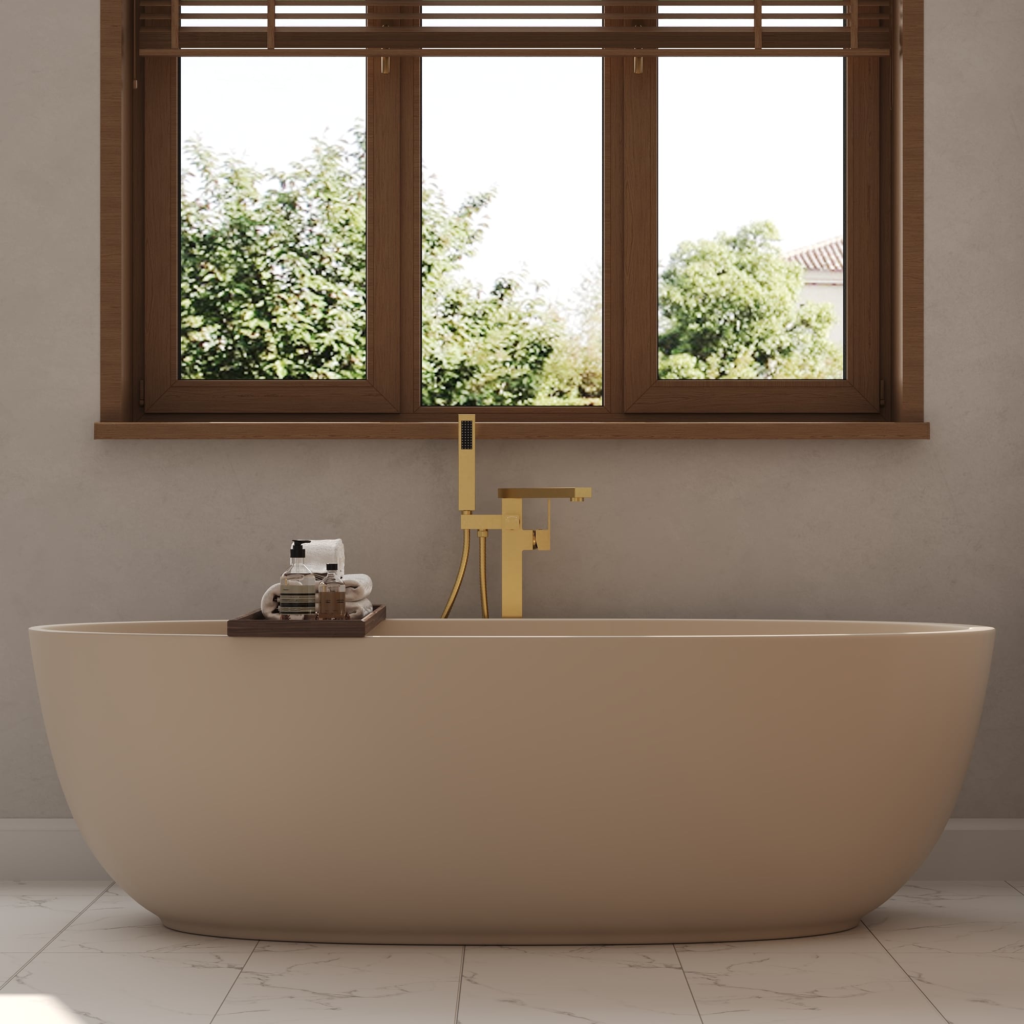 GRANDJOY SFS-1066-BK12 Roman-Tub-Faucets - View #15