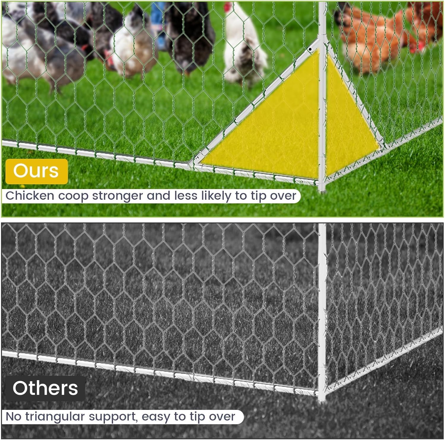 Qeetex ZYFLPHO-159PFDNI Chicken-Coops-Rabbit-Hutches - View #5