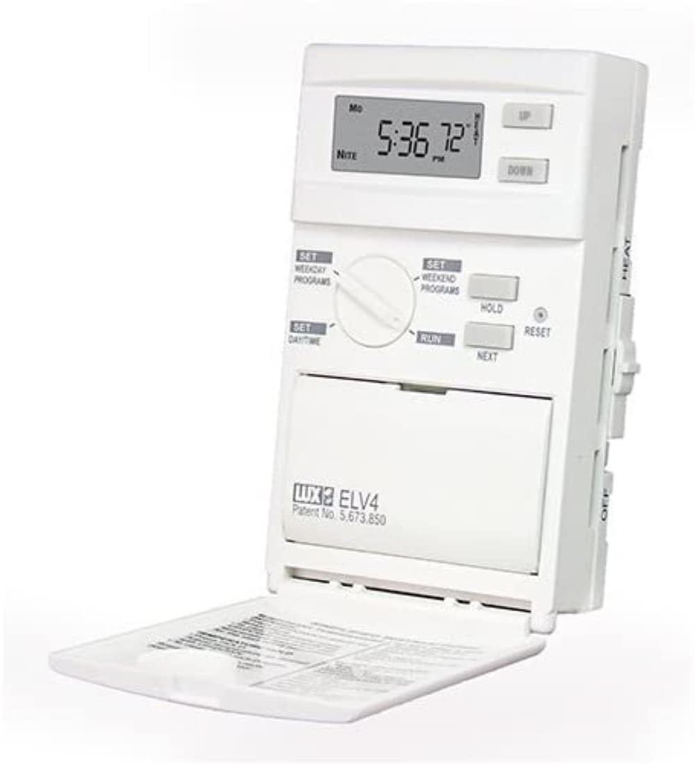 Lux ELV4-005 5-2 Day Programmable Thermostat Rectangle