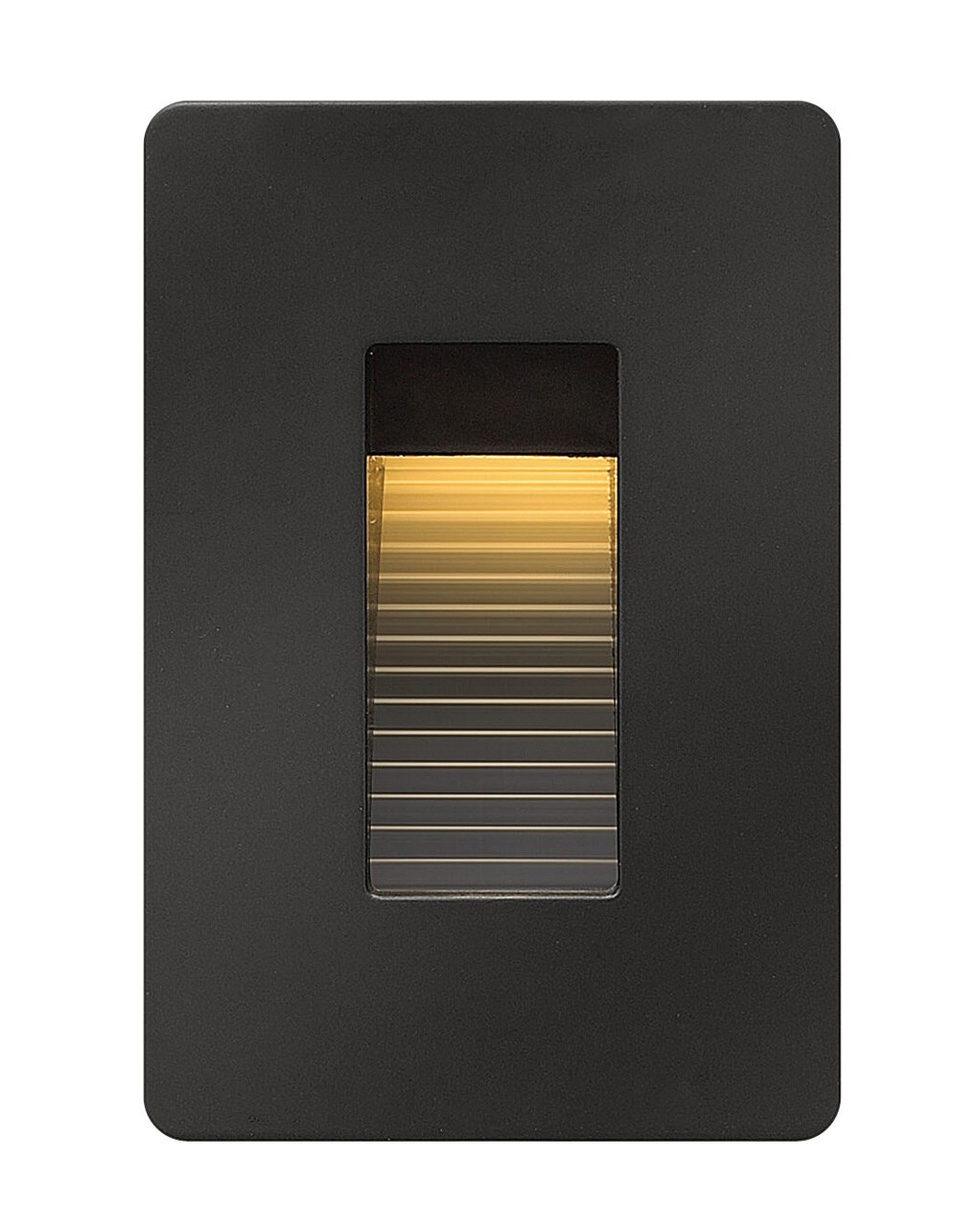 Hinkley 58504SK3K 240 -Lumens 4 -Watt Satin Black Low voltage Hardwired LED Outdoor Step and Stair light 3000-K