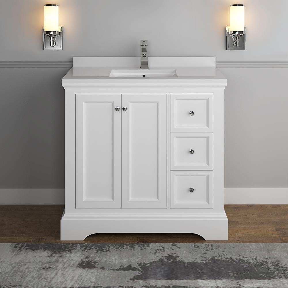 Fresca FCB2436WHM-CWH-U Bath-Vanity-Combo - View #3