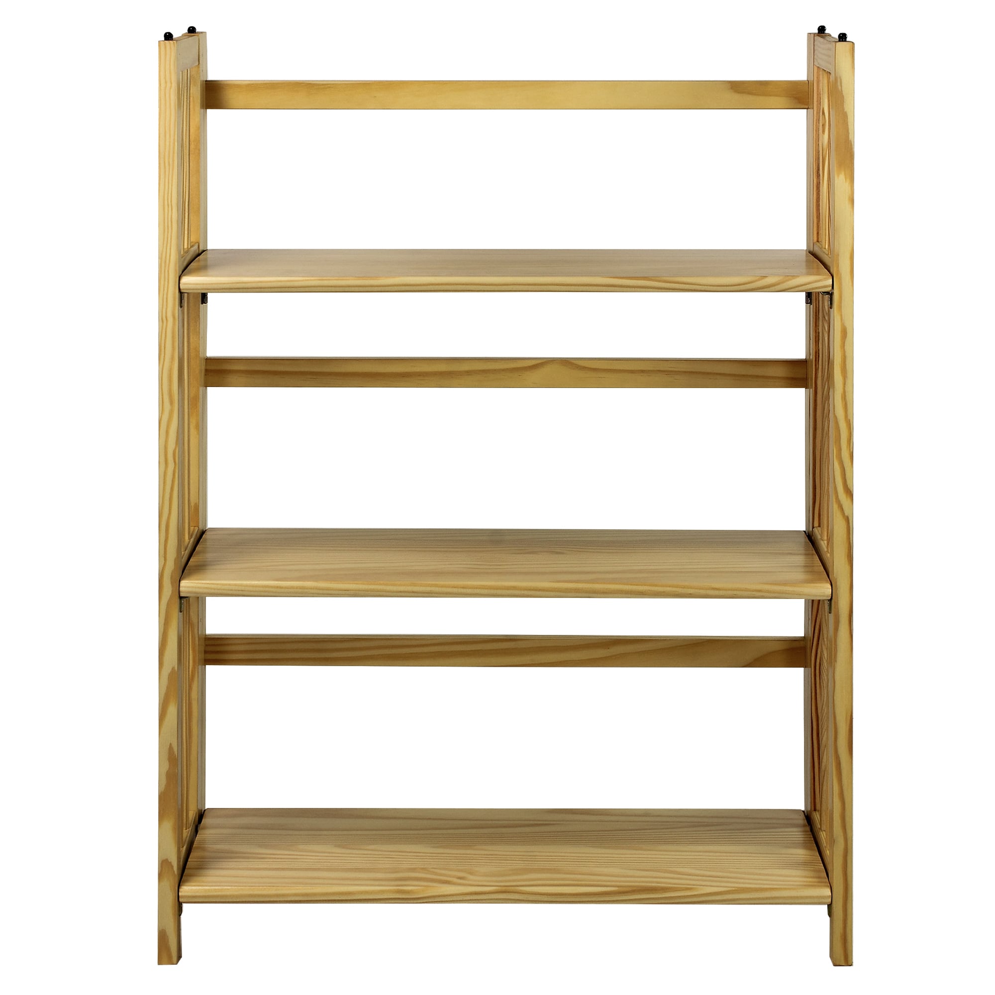 Casual Home 330-20 Mission Natural Wood 3 -Shelf Bookcase ( 27.5-Inches W x 38-Inches H x 11.5-Inches D ) Stained
