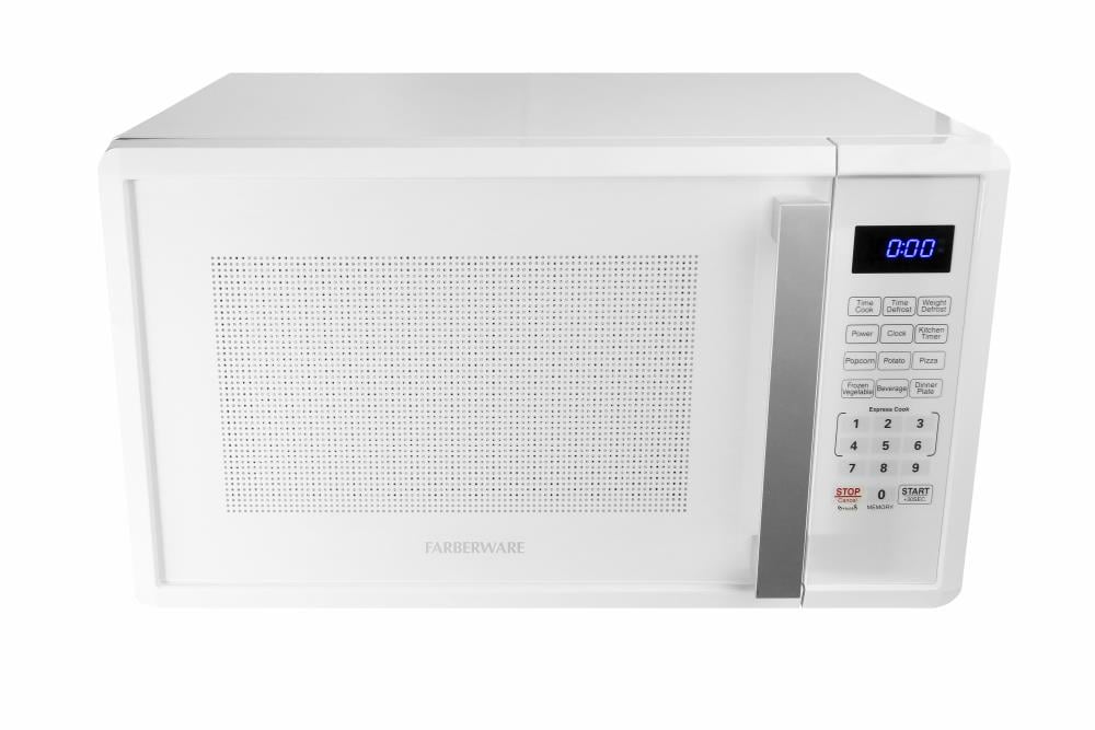 Farberware Professional 1100-Watt Microwave Oven - White / Platinum, 1.3 cu  ft - Food 4 Less