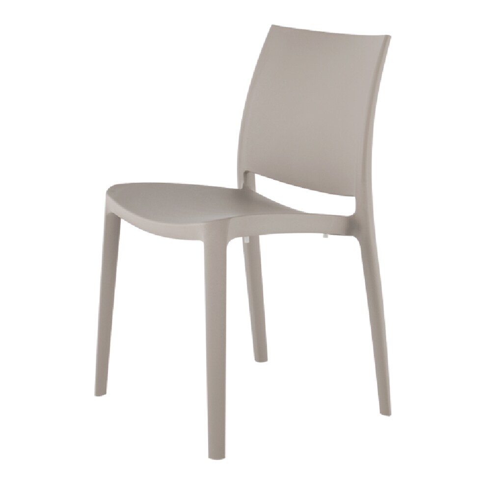 Lagoon Sensilla 4-Piece Stackable Gray Dining Chair Set
