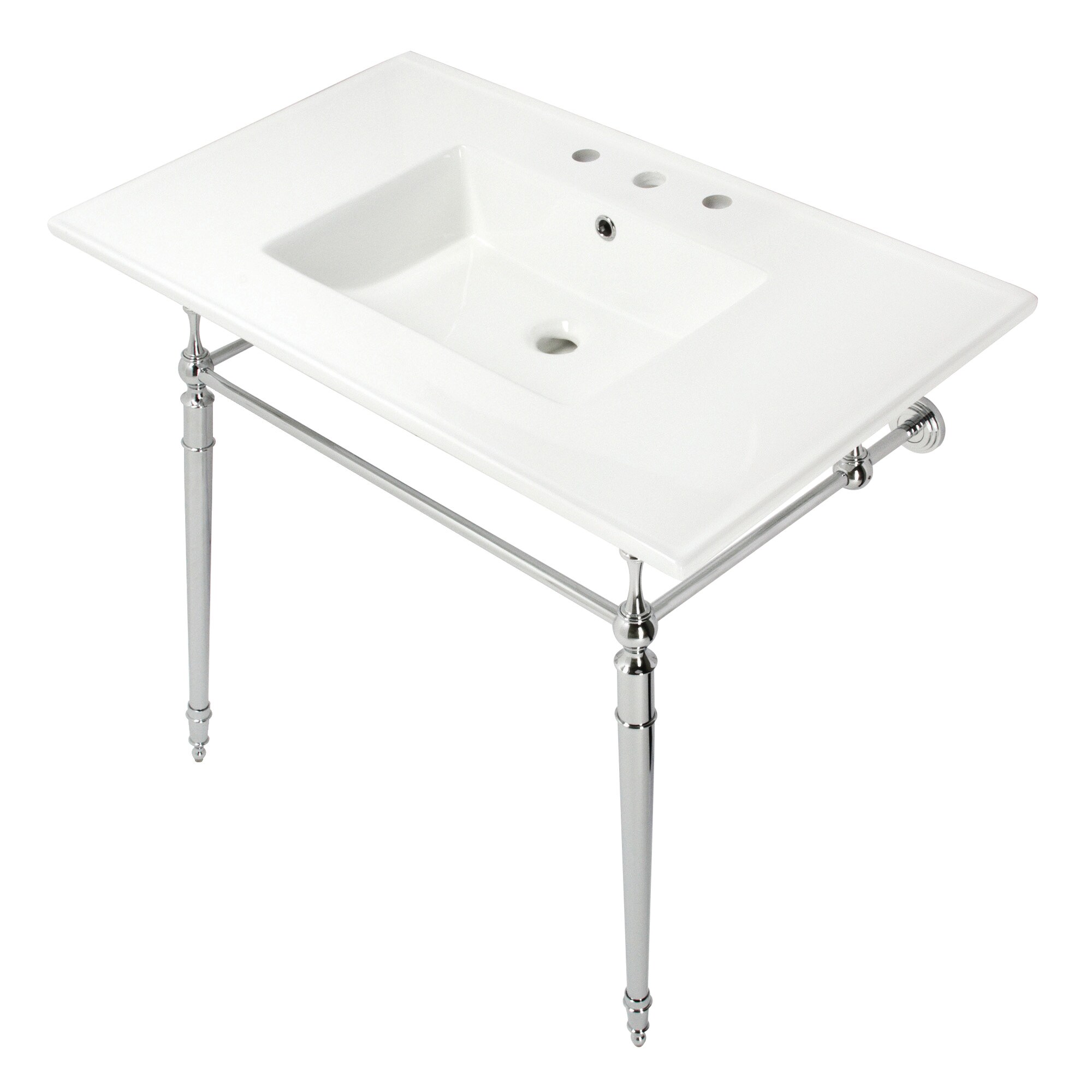 Kingston Brass WLKVPB37227W8CP Bath-Sink - View #2