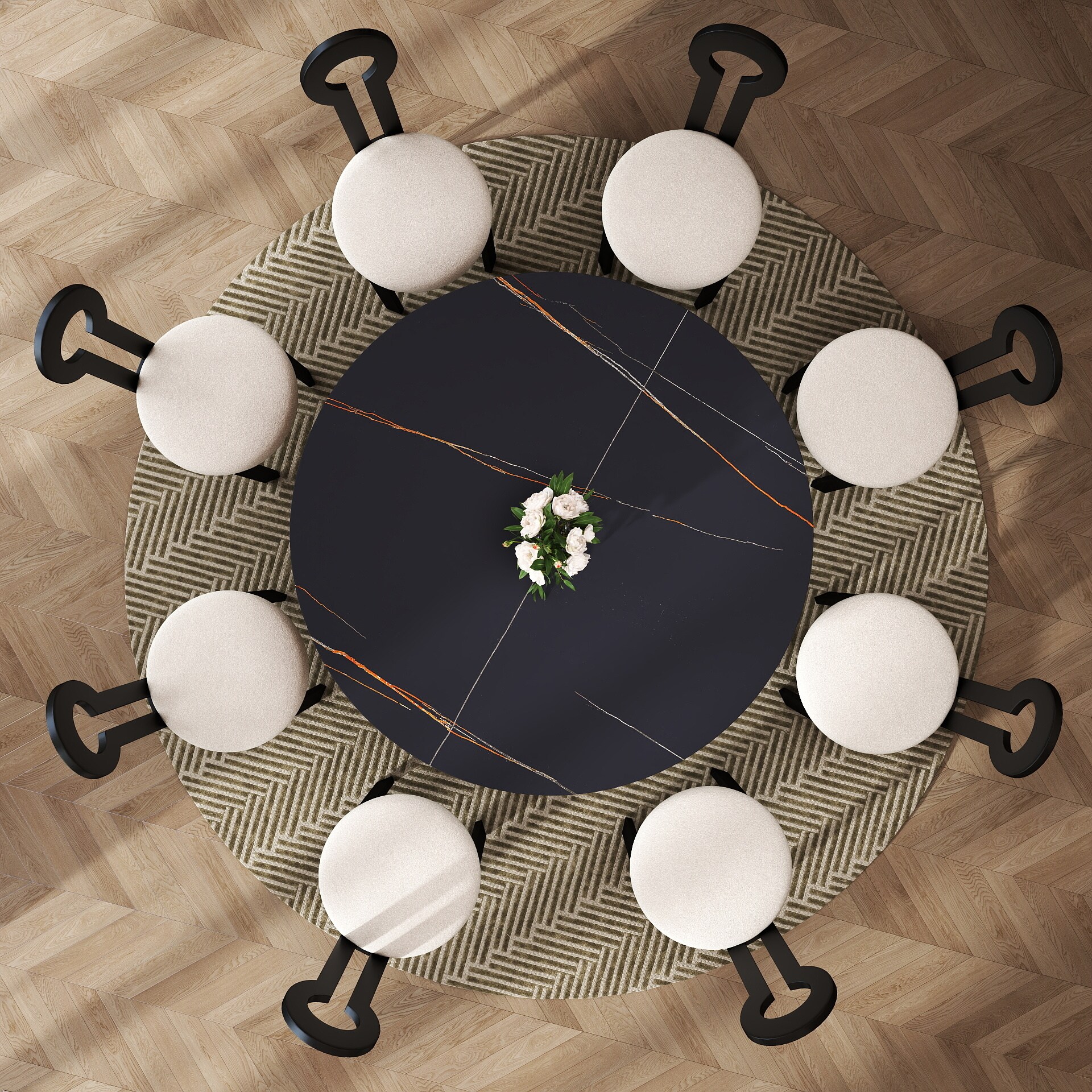 BuotiqHom DH-AT-150B-9B Dining-Tables - View #4