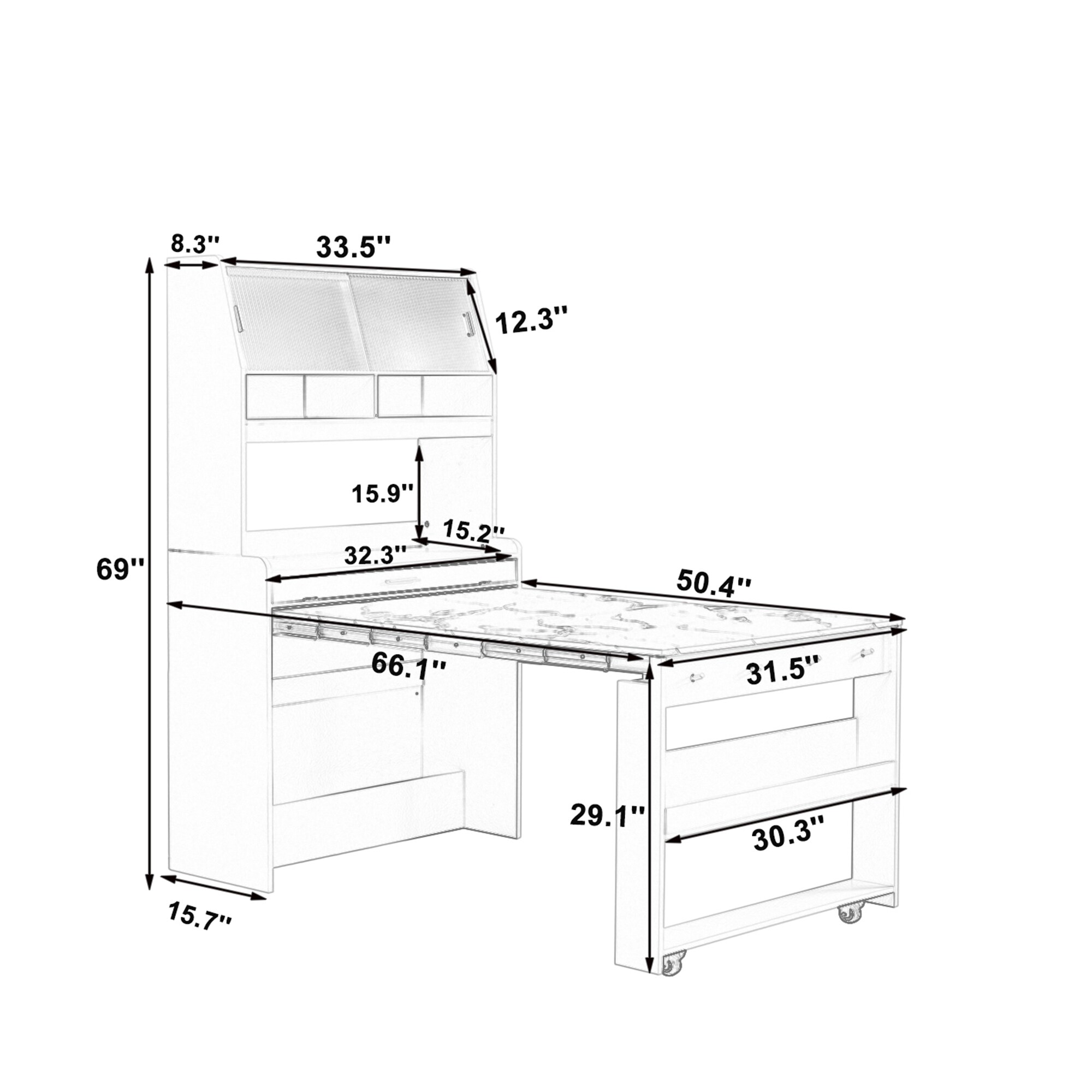 SINOFURN SYA010606WT Dining-Tables - View #9