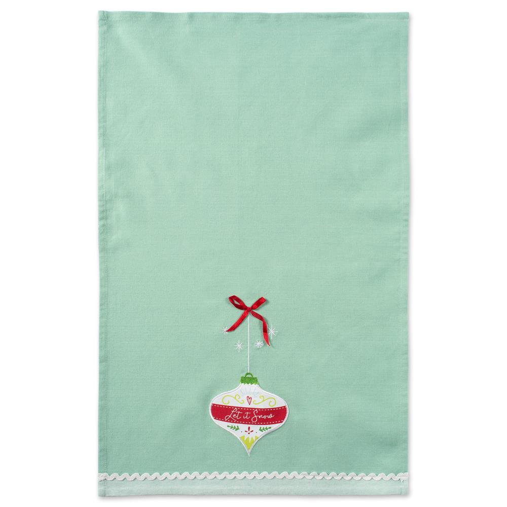 Multi-Color Assorted Happy Holidays Cotton Dishtowel (Set of 3) 18x28