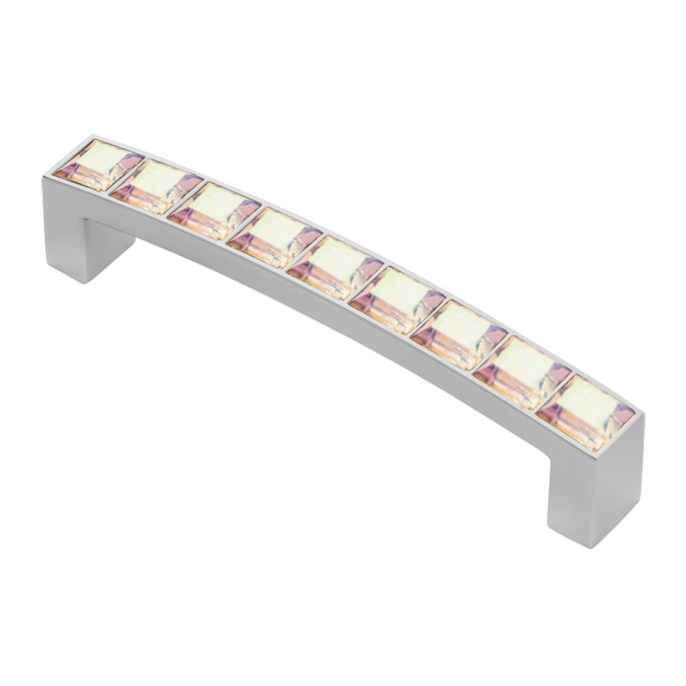 Wisdom Stone 410396CH-MU Karlovy 3-3/4-in , 96mm Center to Center Polished Chrome Arch Handle