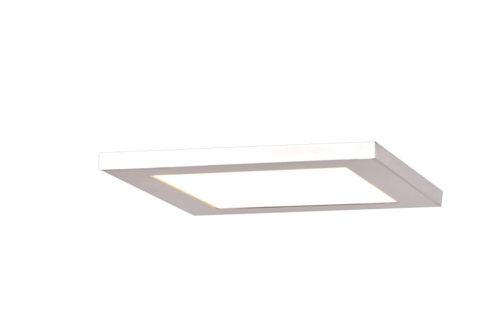 Access Lighting 20815LEDD-WH/ACR Boxer 1 -Light 9.5-in Gloss White Integrated LED Flush Mount Light