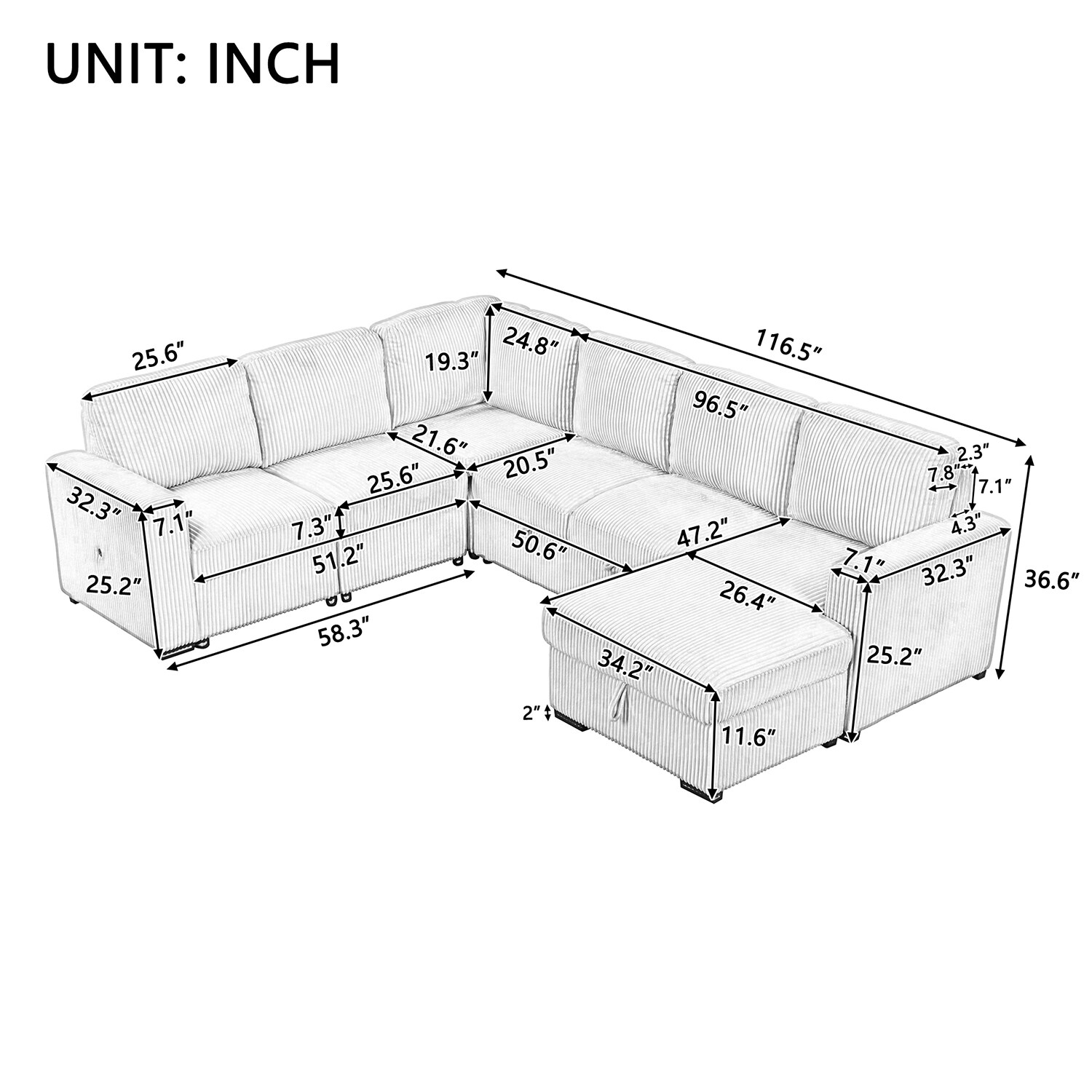GZMR GZ-W247S00356 Sofas-Loveseats - View #13