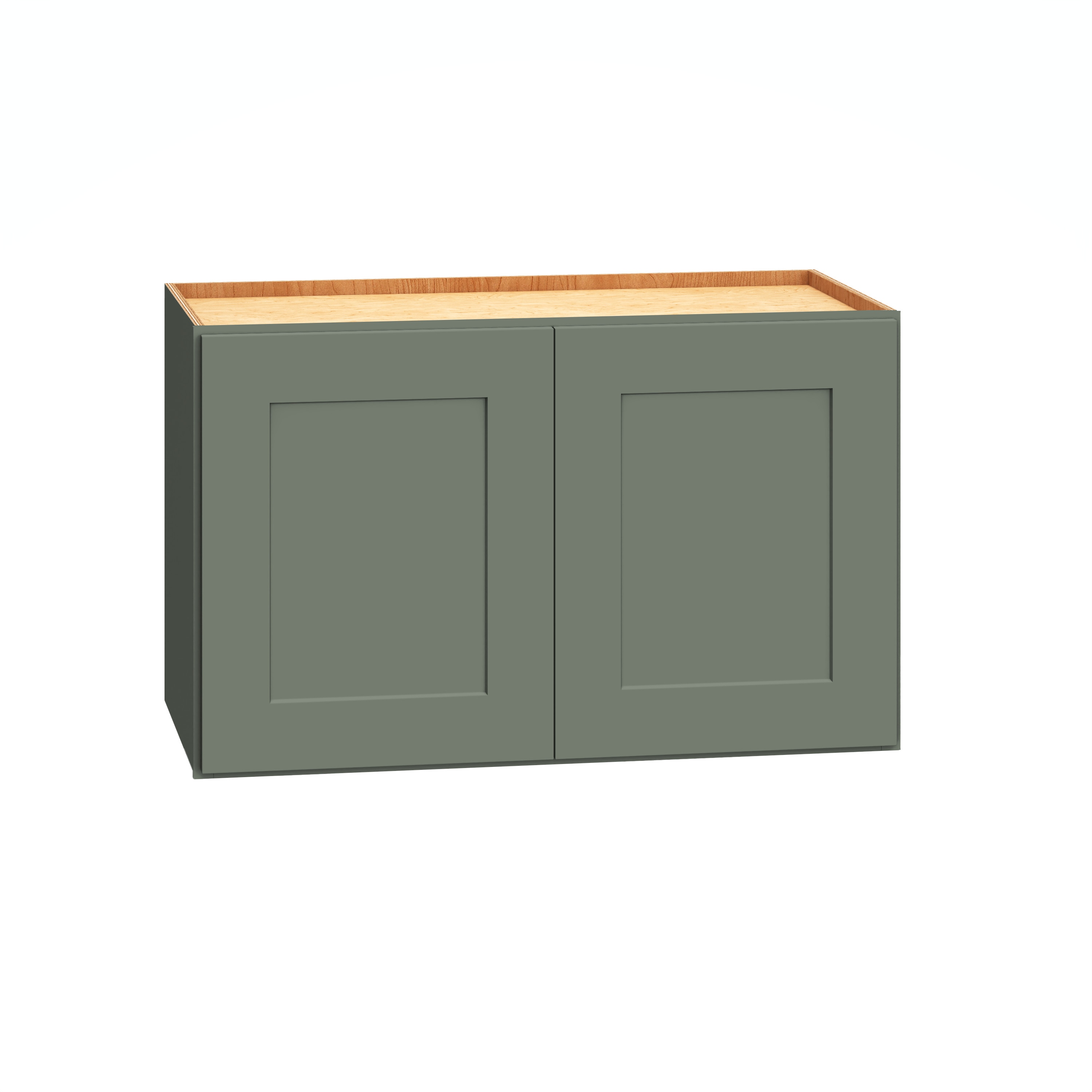 Diamond Express 61H-W2415 Jamestown 24-in W x 15-in H x 12-in D Retreat Green Wall Fully assembled Plywood Cabinet (Recessed Panel Shaker)