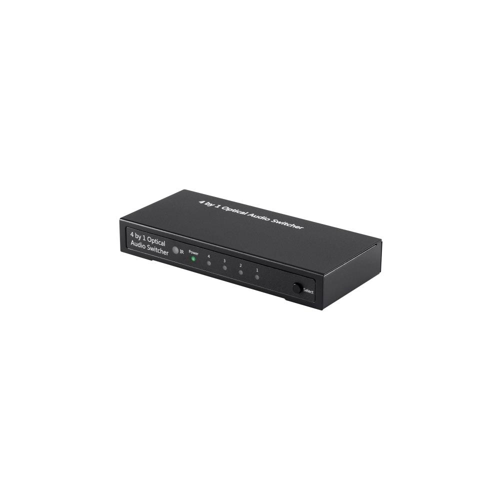  MNPR5927 Toslink S and PDIF 4 x 1 Switch with Remote