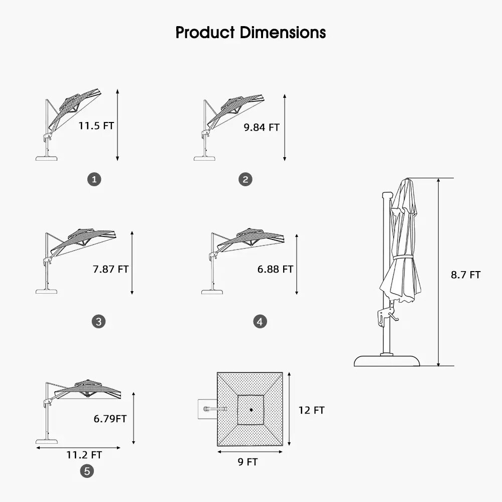 PURPLE LEAF LSLRRC0912-KKWB Umbrellas-2 - View #8