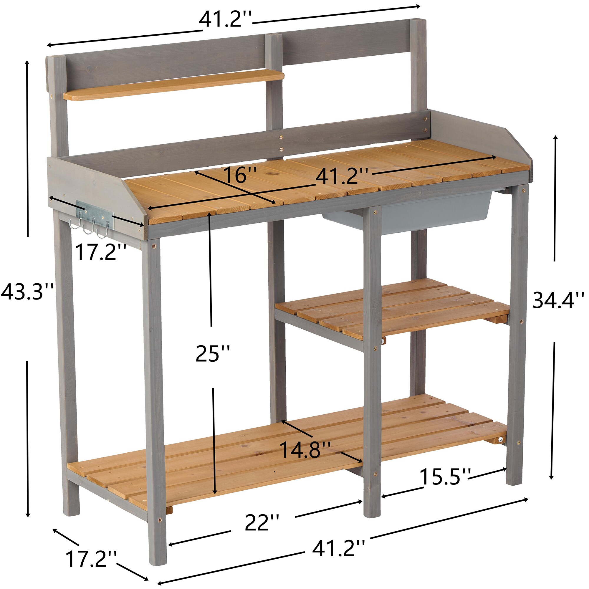 Bybafun YE3300004 Potting-Benches - View #4