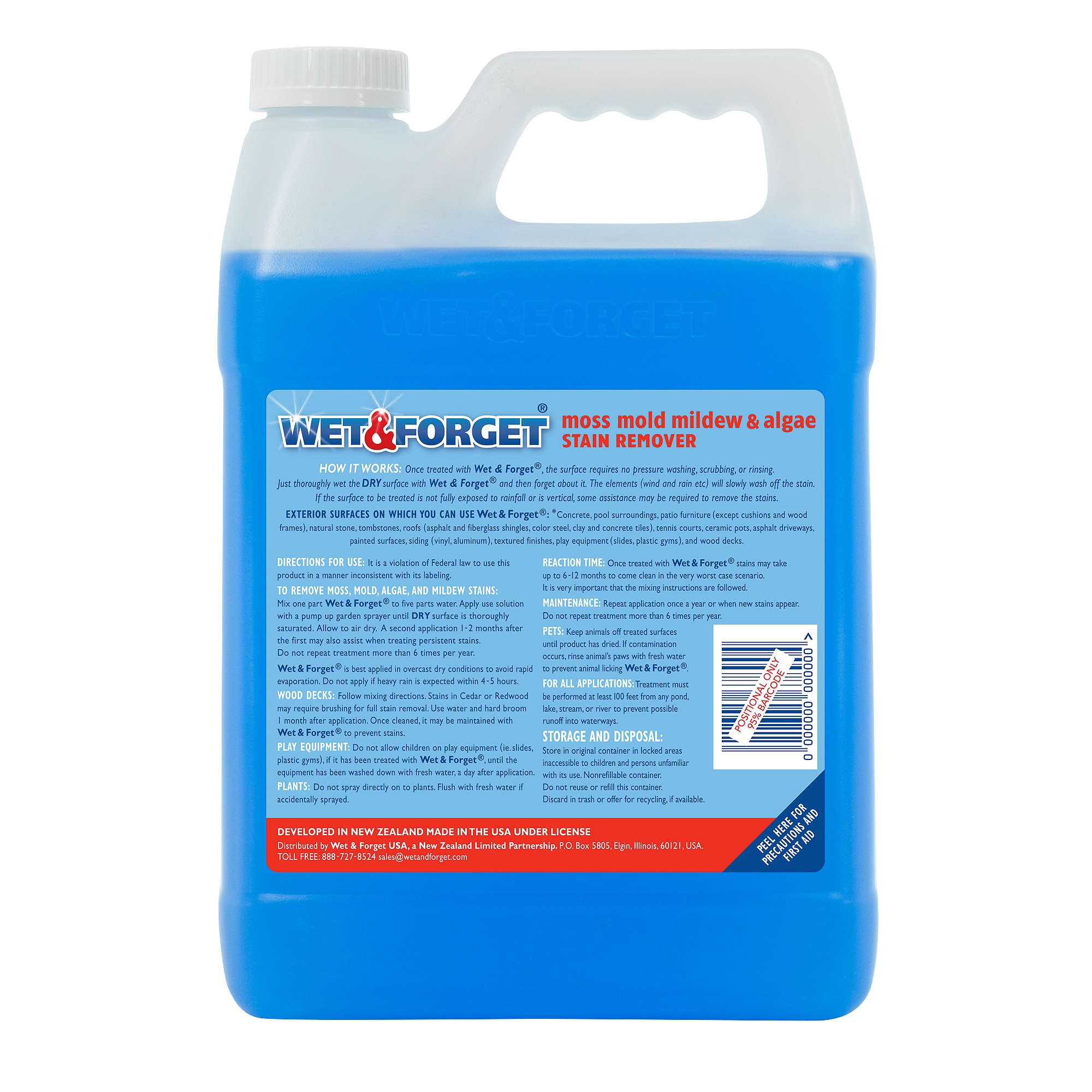 Wet and Forget 0.75-Gallon Mold and Mildew Stain Remover Concentrated Outdoor  Cleaner (2-Pack) in the Outdoor Cleaners department at