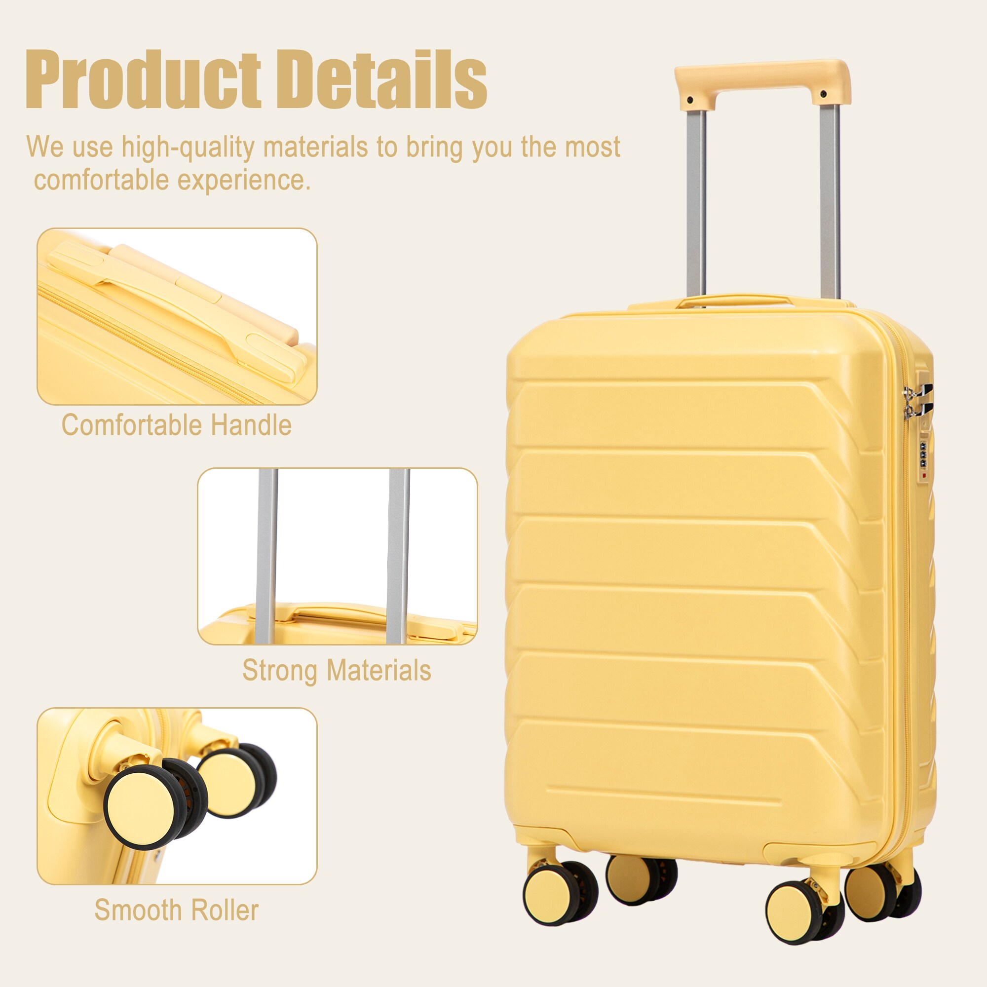 ModernLuxe L3P-W2787P437249 Luggage-And-Luggage-Sets - View #8
