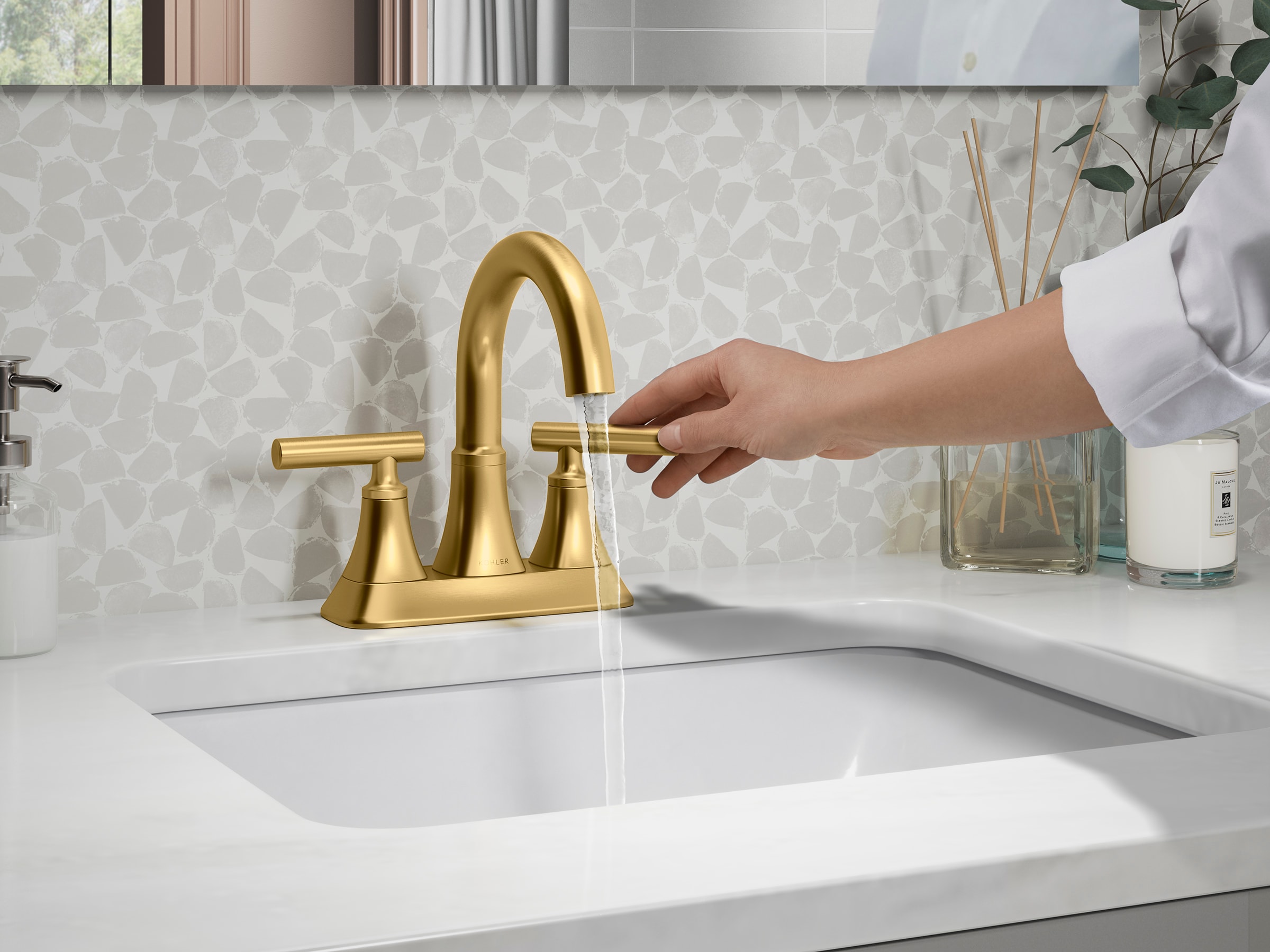 KOHLER REC27953-4D-2MB Lavatory-Faucets - View #4