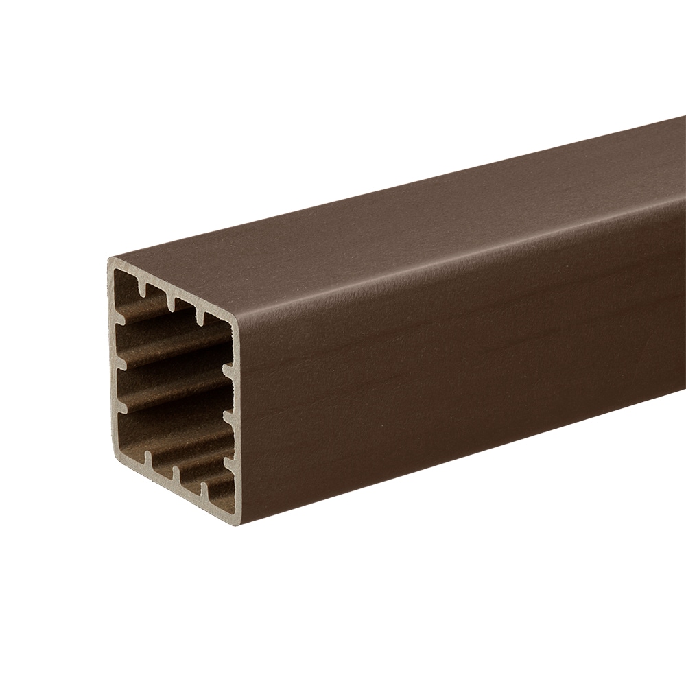 TimberTech EV5X5PCV42TW 3-1/2-ft Traditional Walnut Composite Deck Post sleeve