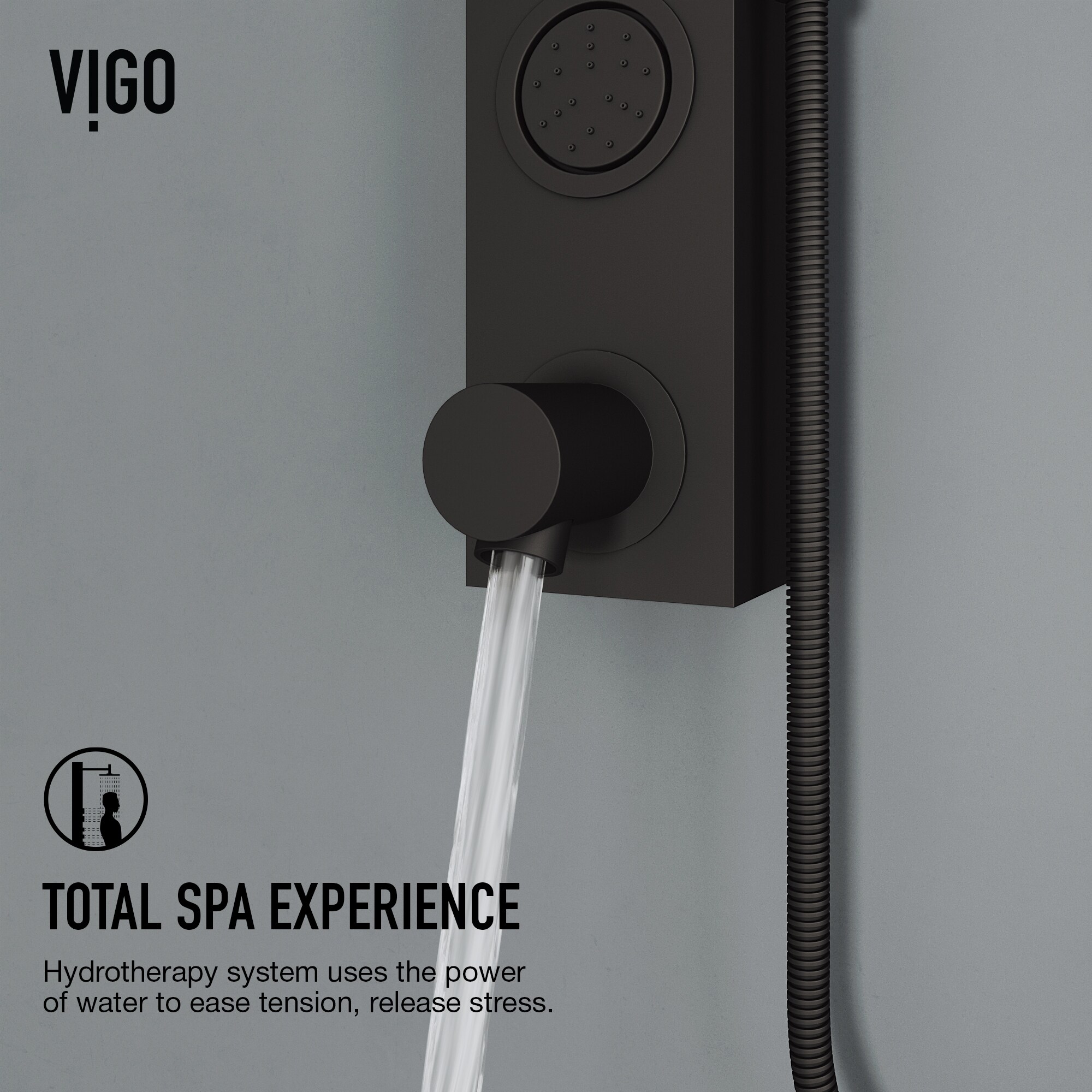 VIGO VG08020MB Showerhead-Bar-Panels - View #7