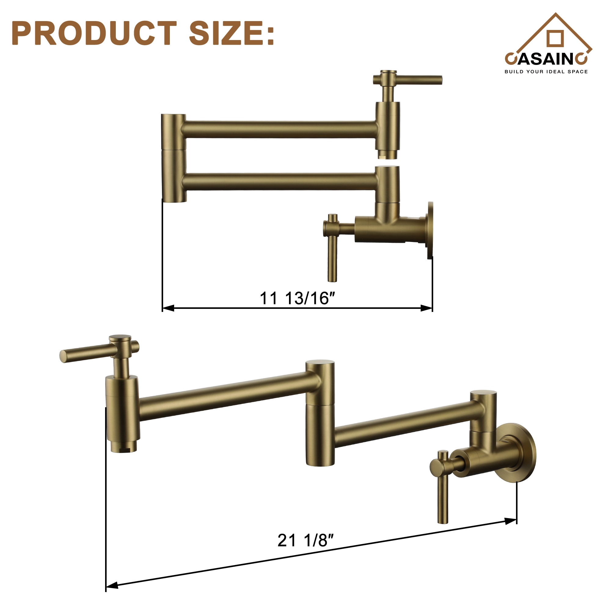 CASAINC CASA02GP25BN Kitchen-Faucets - View #7