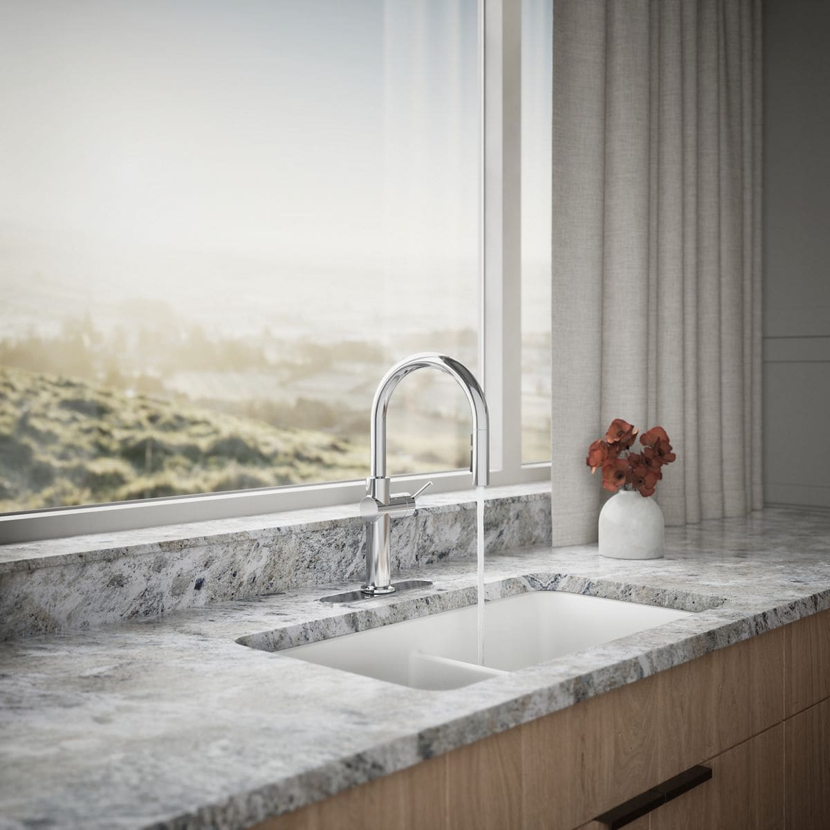 KOHLER K-22974-CP Kitchen-Faucets - View #4