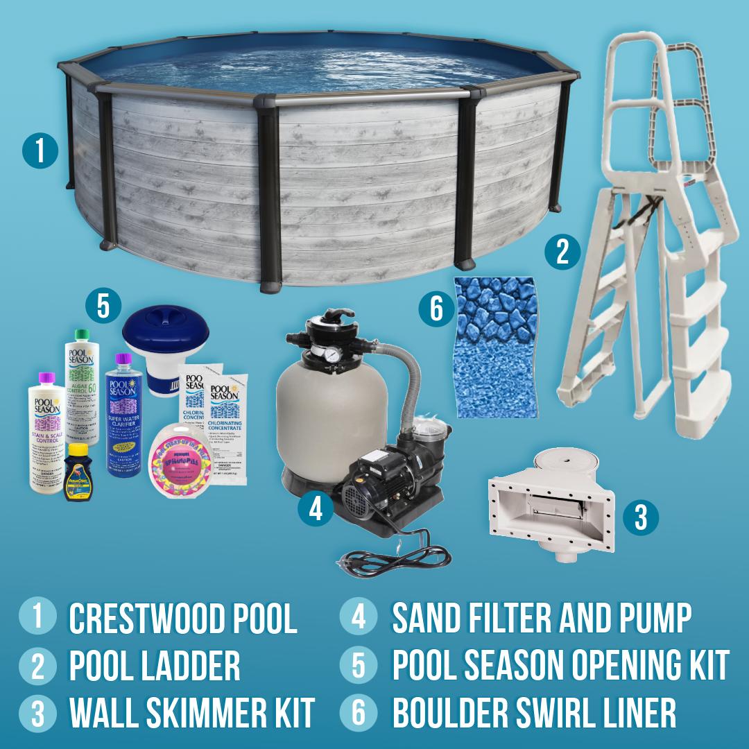 Aquarian AG-PP-4121 Above-Ground-Pools - View #2