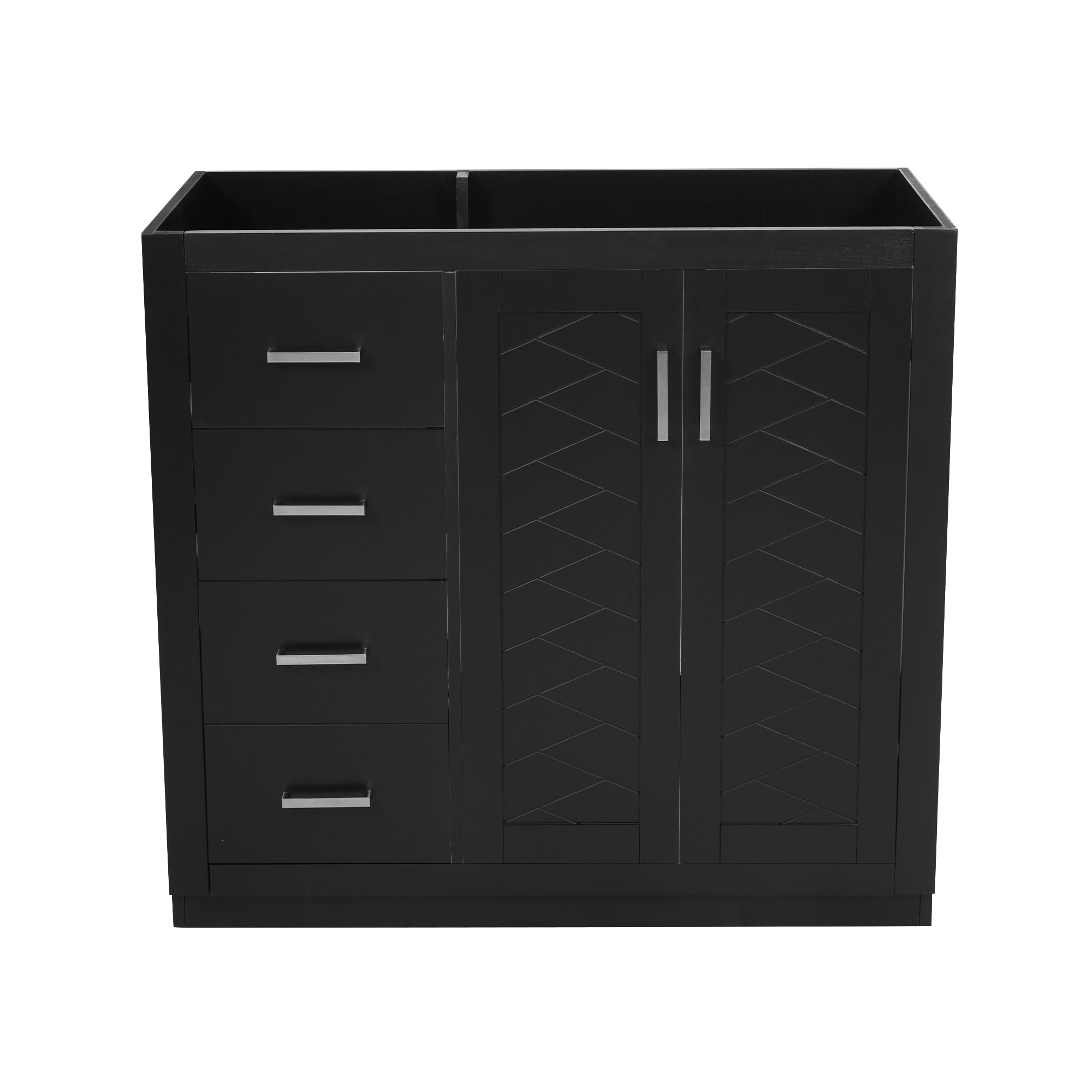 Roomfitters 36 Inch Bathroom Vanity Base Cabinet Only with Solid Wood ...