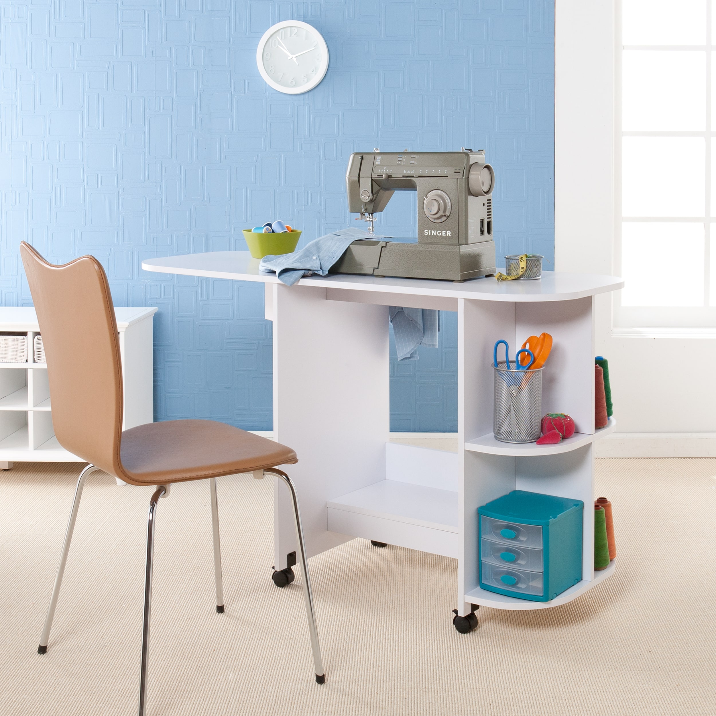 Safavieh OC9665 Sewing Table - White