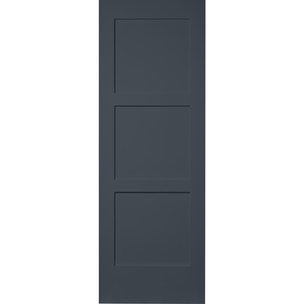 American Building Supply Ovation 30-in x 80-in Slate 3-panel Square ...