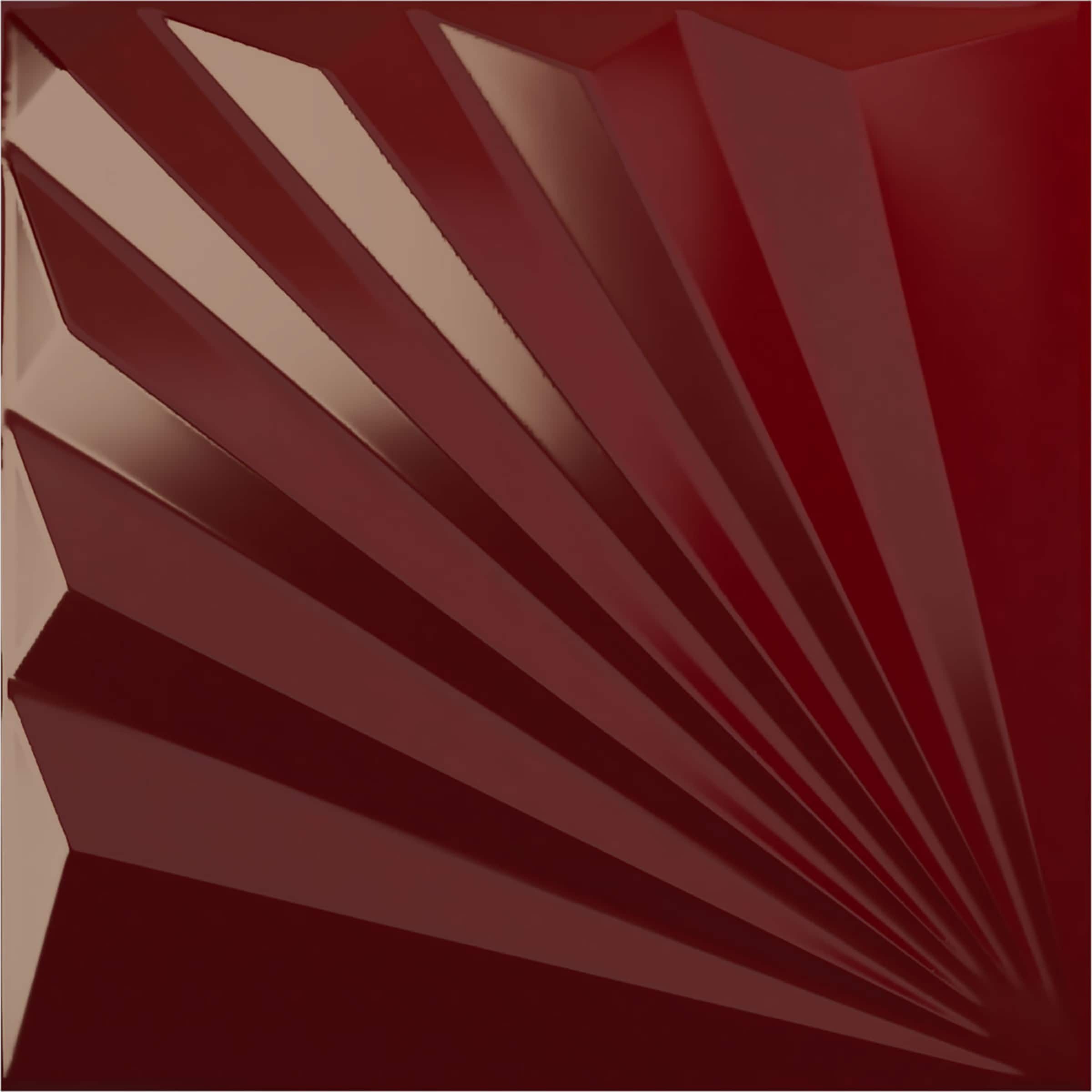 Ekena Millwork WP20X20AAHML-CASE-12 19-5/8-in x 19-5/8-in Embossed Paintable/Stainable Red PVC Wall Panel ( 12 -Pack, Covers