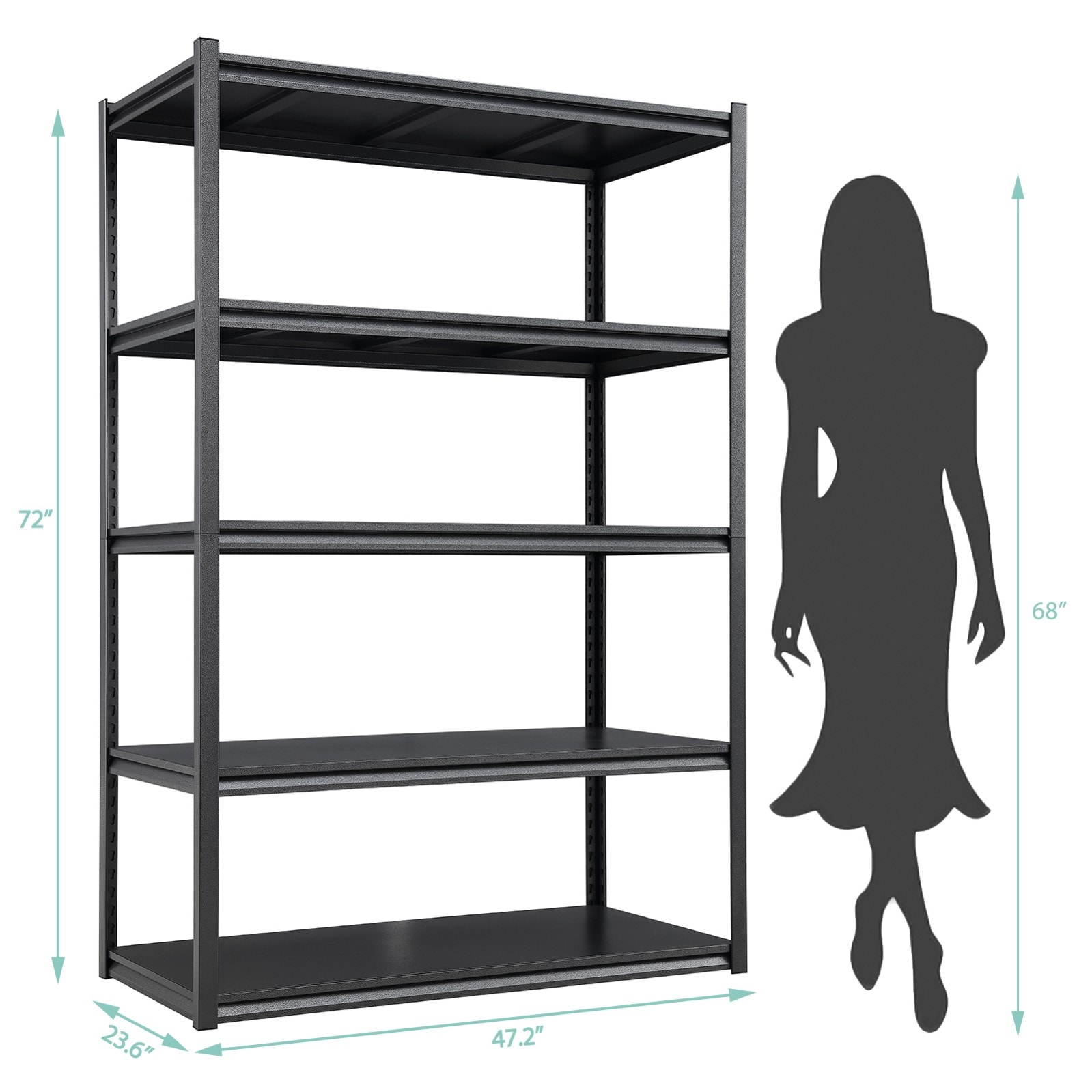 Siavonce XH44687 Free-Standing-Shelving - View #9